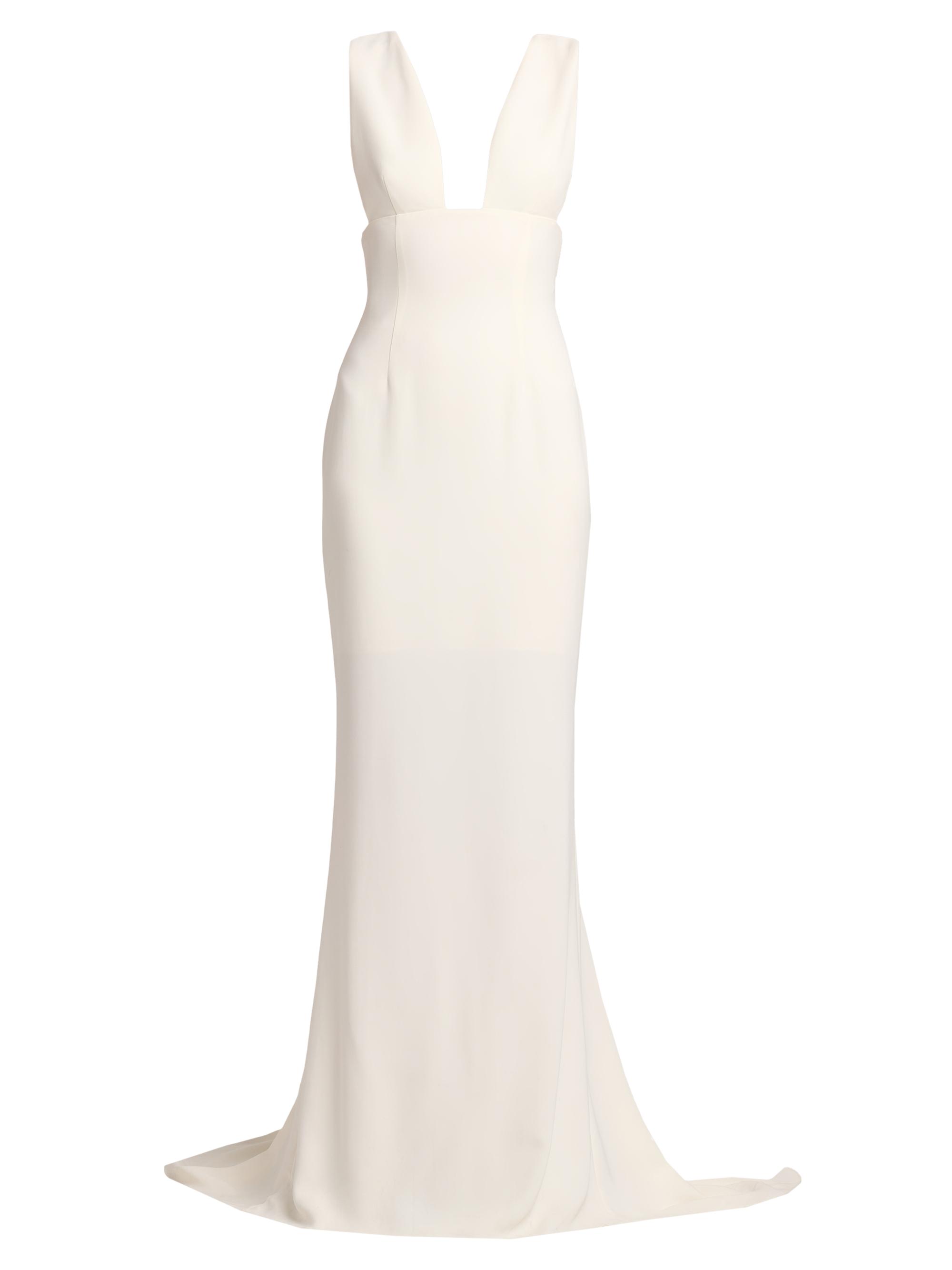Stella McCartney Women's Sculpted Column Gown - White