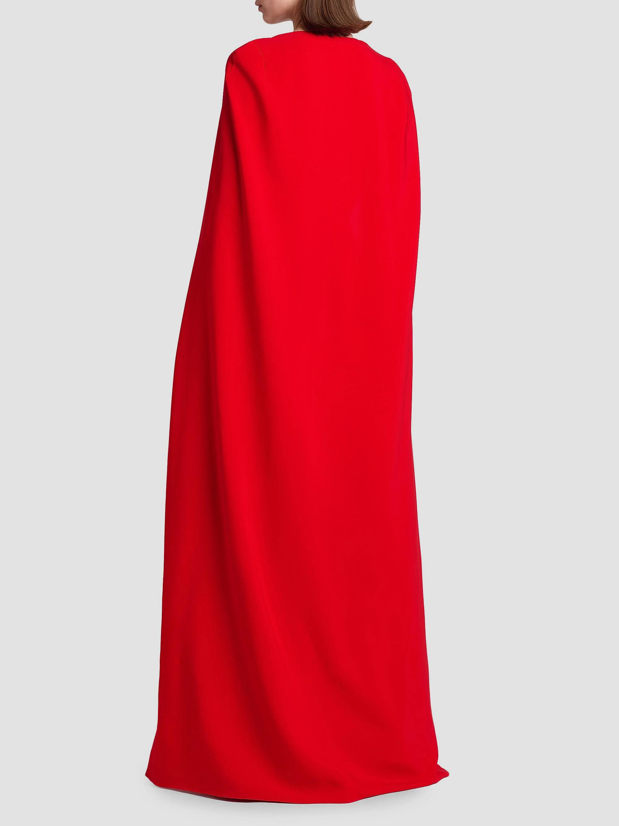 Stella McCartney Removable Cape A-Line Gown | Saks Fifth Avenue
