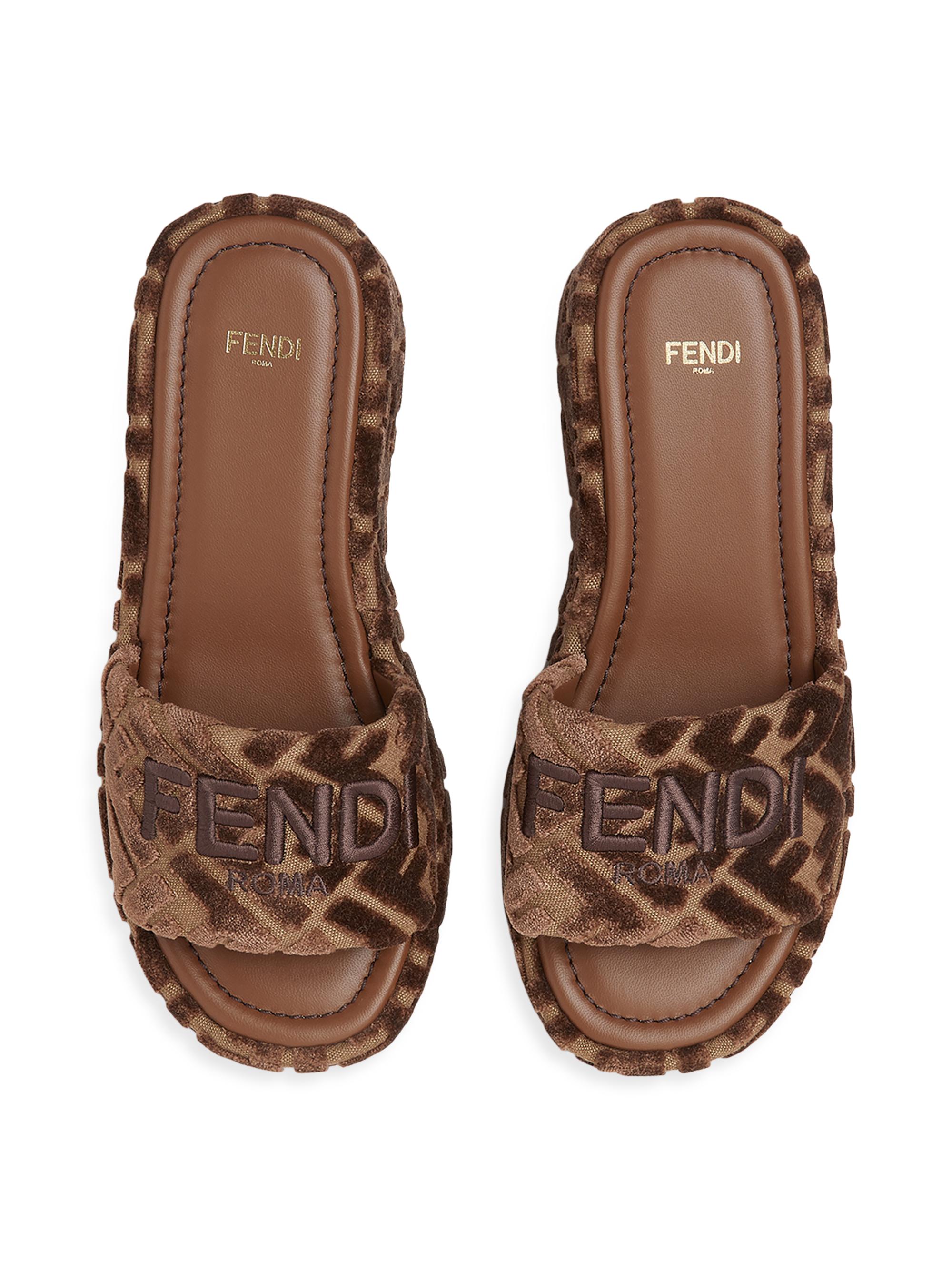 Dai FENDI フェンディ ズッカ エスパドリーユ フラット Dai FENDI フェンディ ズッカ エスパドリーユ フラット FENDI