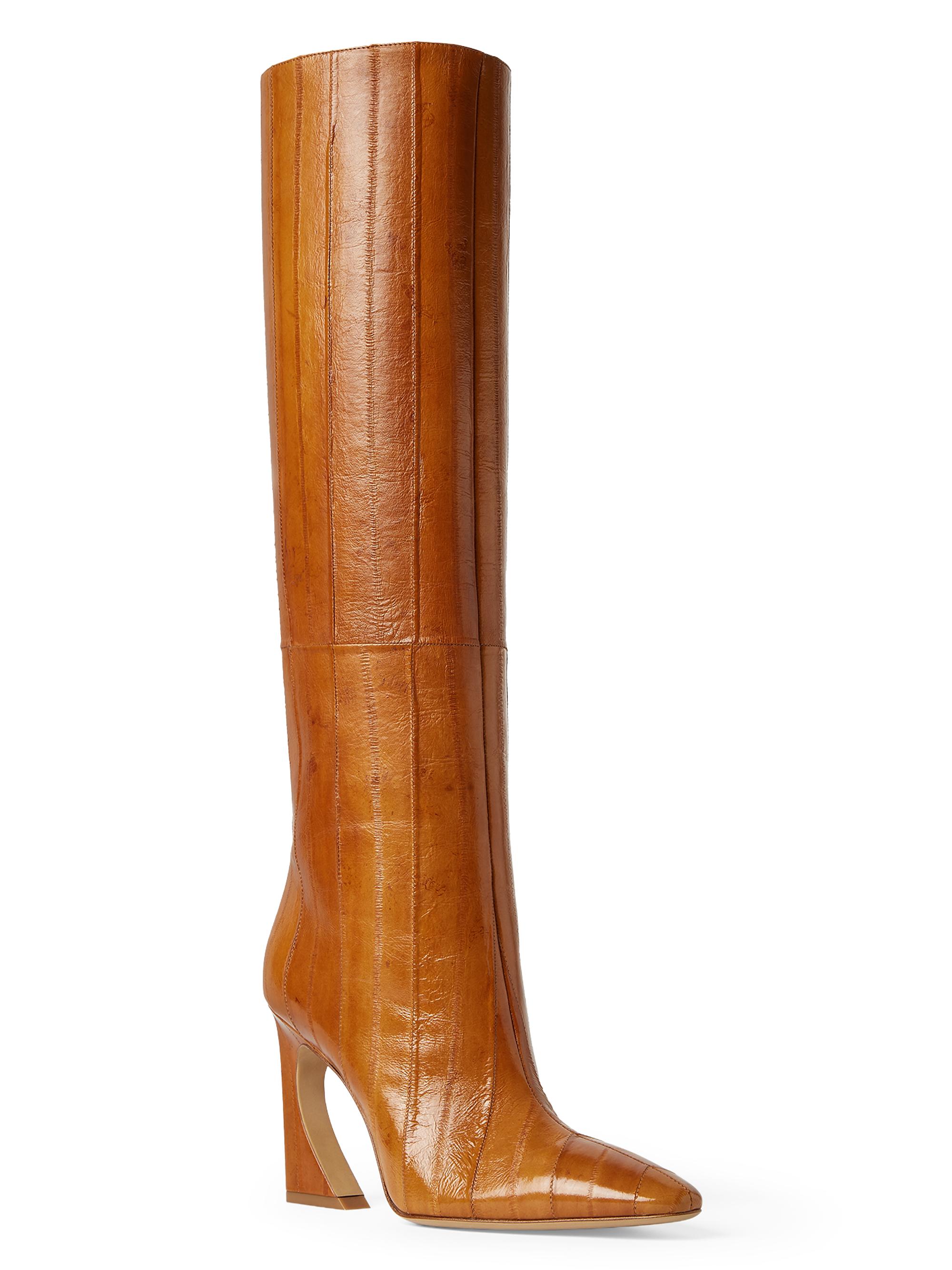 Fendi Arco 95MM Eel Skin Knee-High Boots | Saks Fifth Avenue
