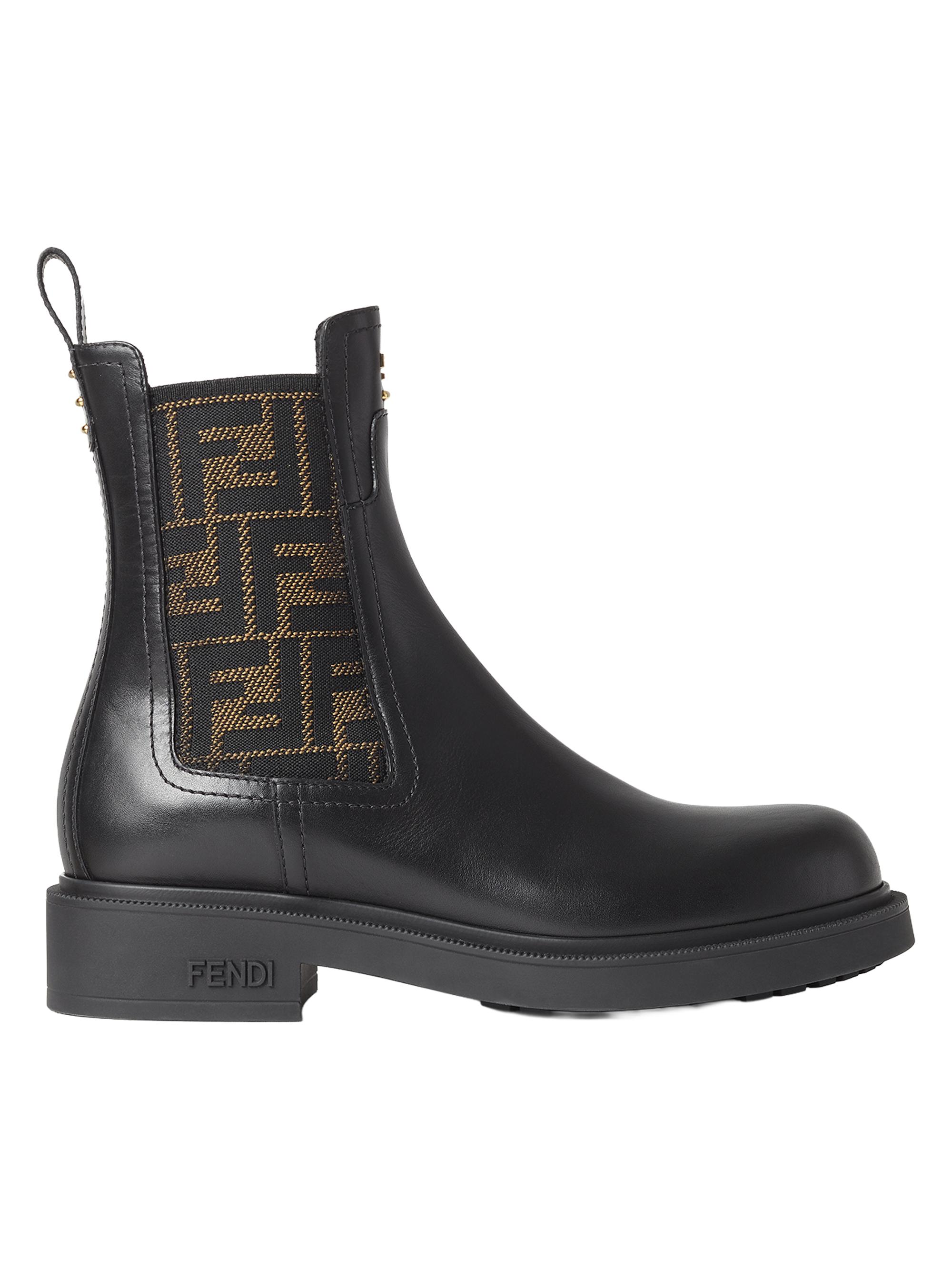Fendi Filo Leather Booties | Saks Fifth Avenue