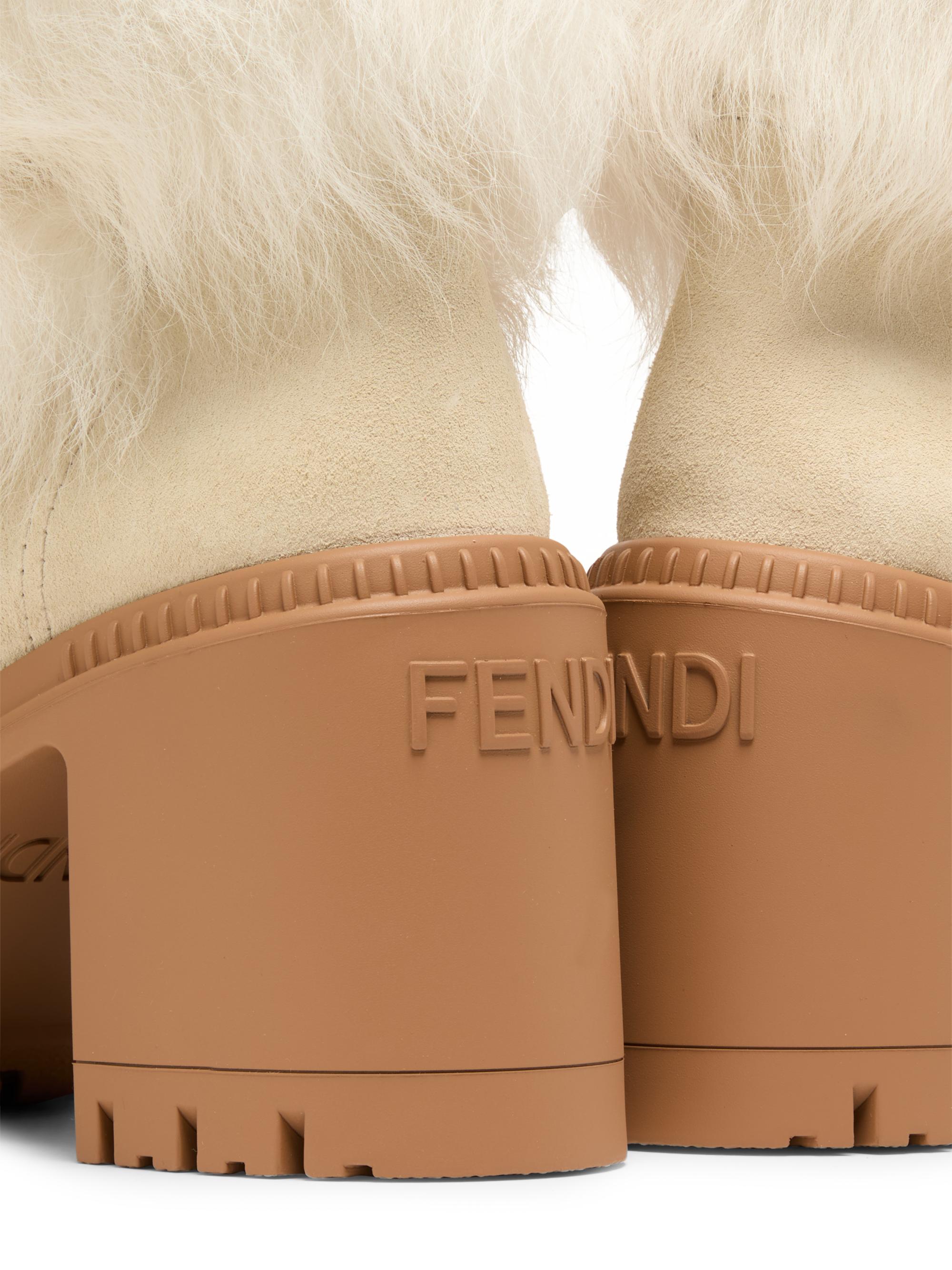 Fendi Fur 55MM Heeled Ski Boots | Saks Fifth Avenue
