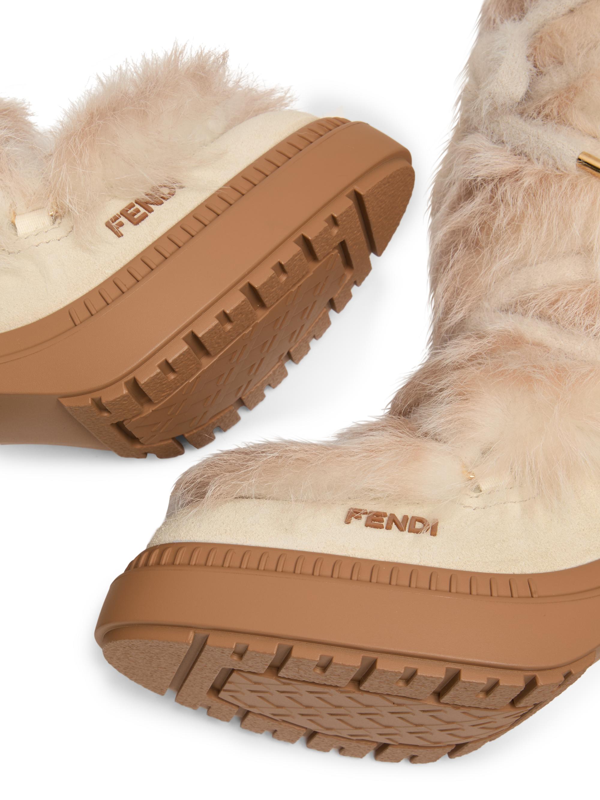 Fendi Fur 55MM Heeled Ski Boots | Saks Fifth Avenue