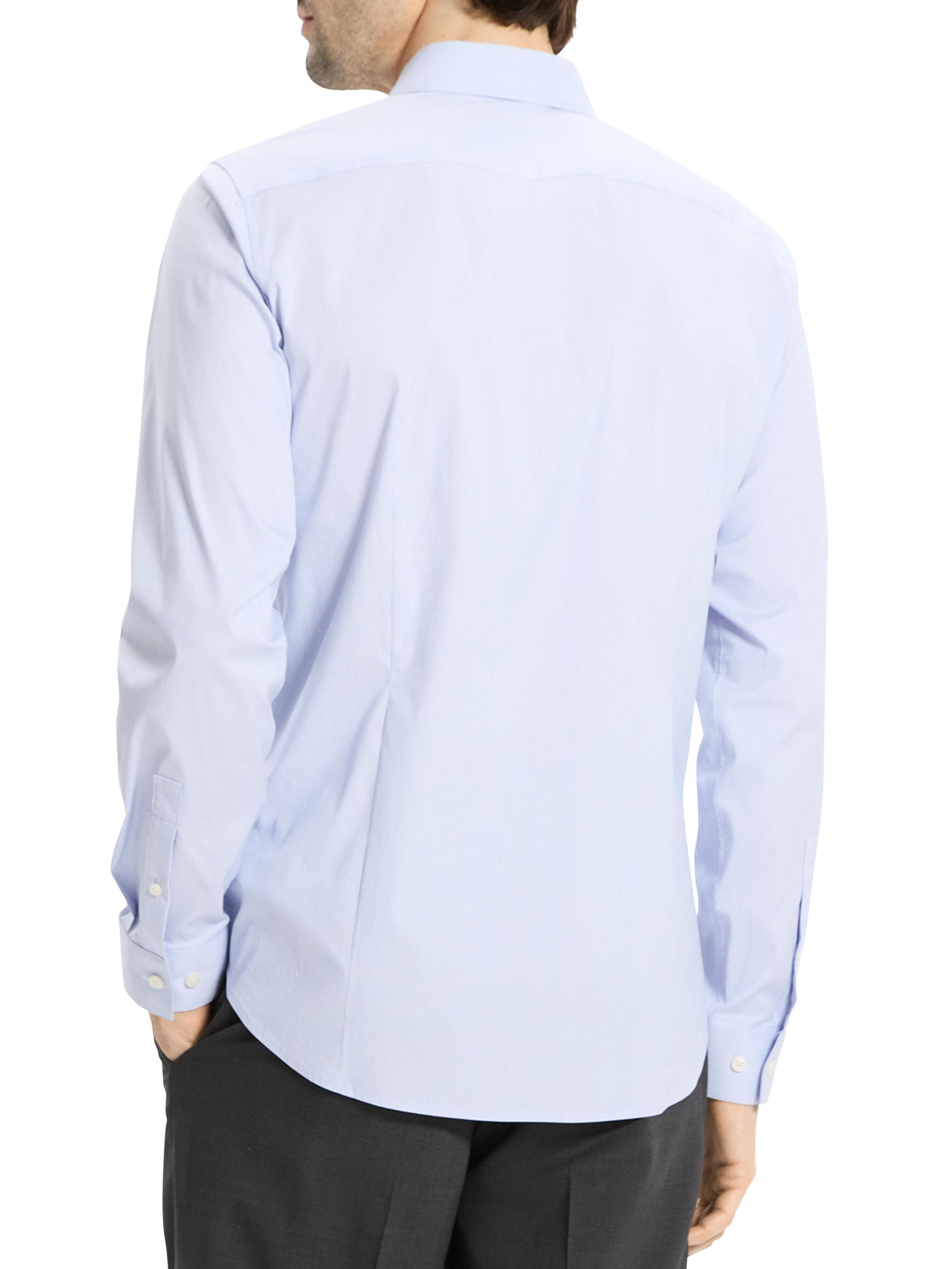 Theory Sylvain Stripe Cotton-Blend Shirt | Saks Fifth Avenue