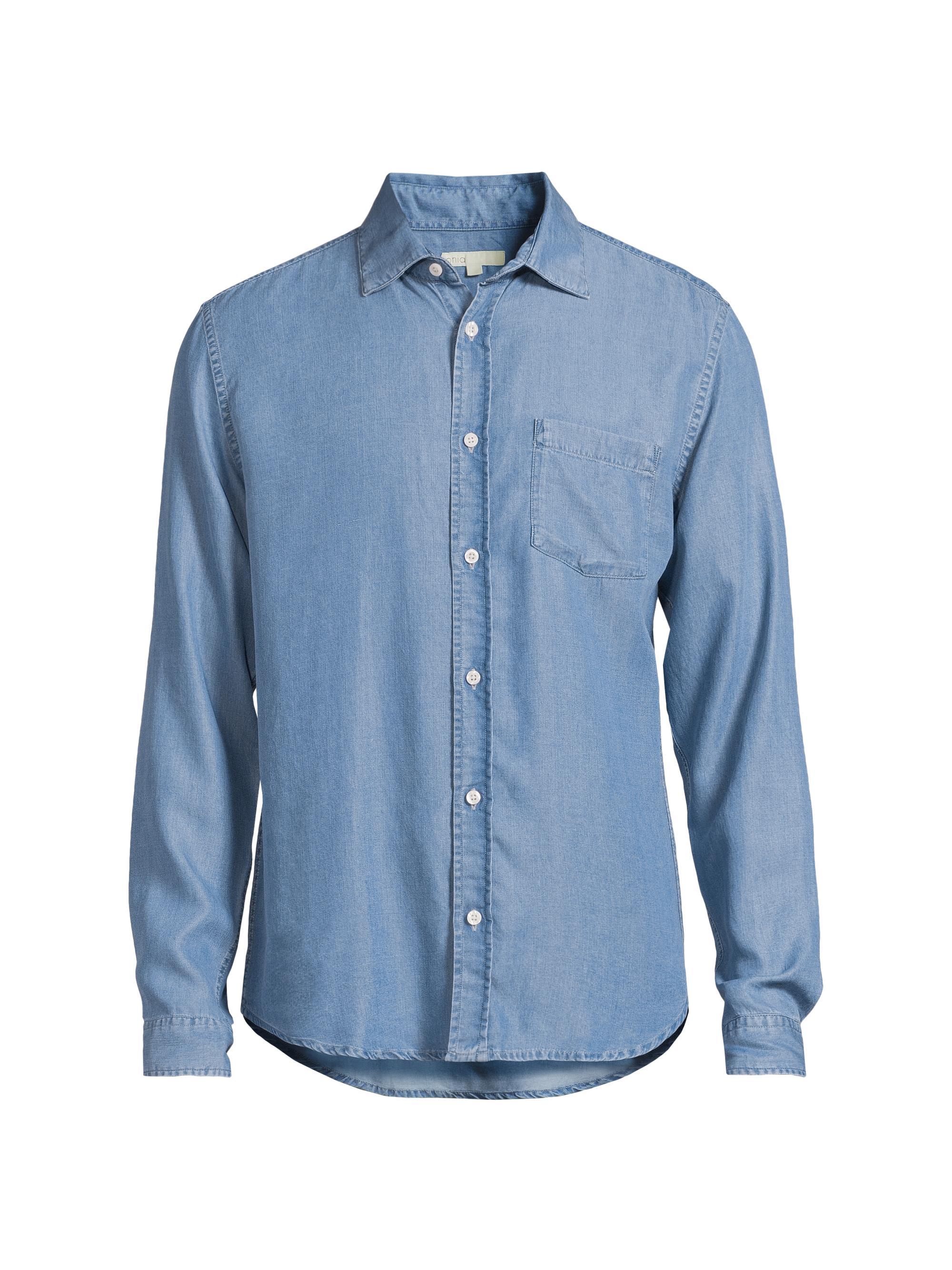 Onia Men's Denim Chambray Shirt - Medium Chambray