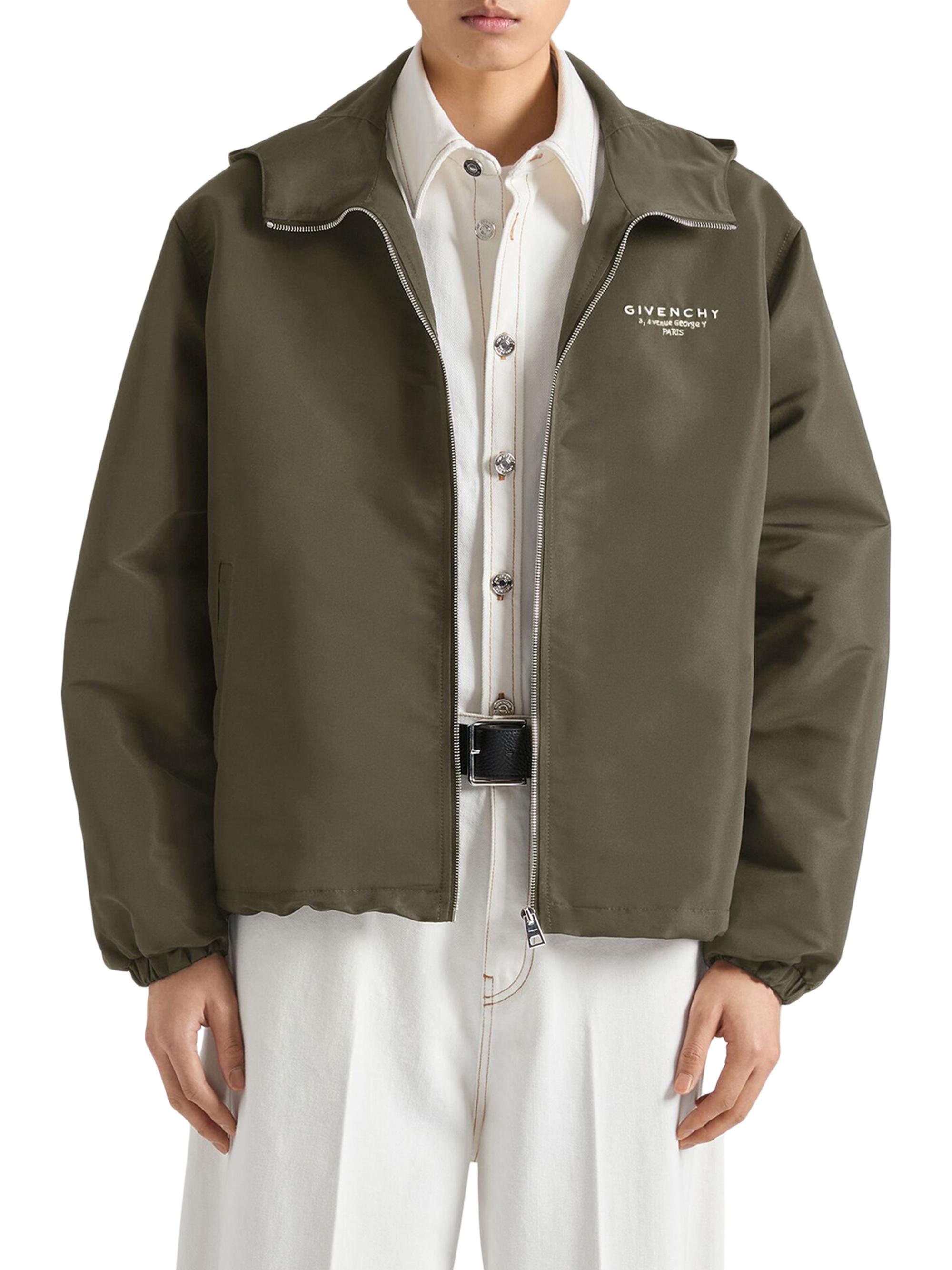 Givenchy Windbreaker Jacket with Stamp Print | Saks Fifth Avenue