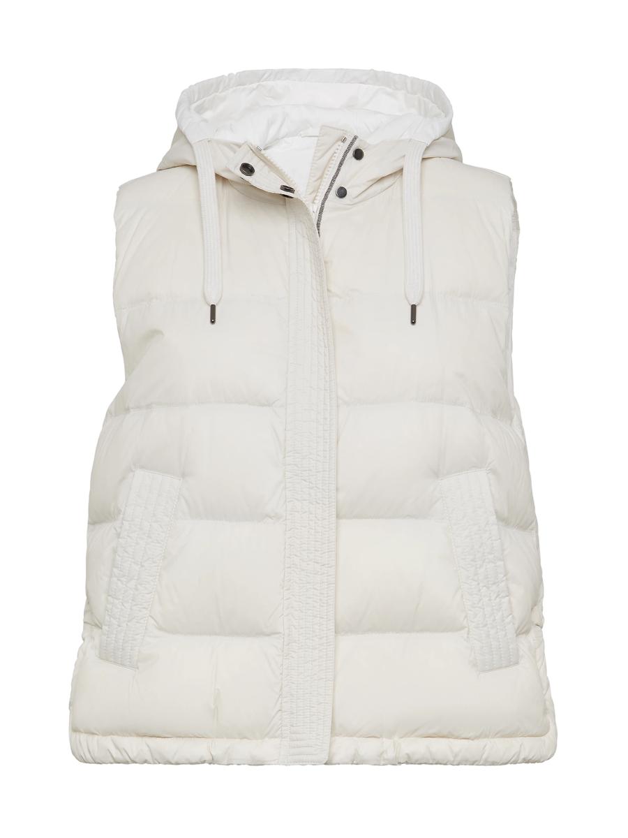 【関税&送料込】Brunello Cucinelli Gilet Piumino Brunello Cucinelli Lightweight Matte Nylon Down Vest | Saks