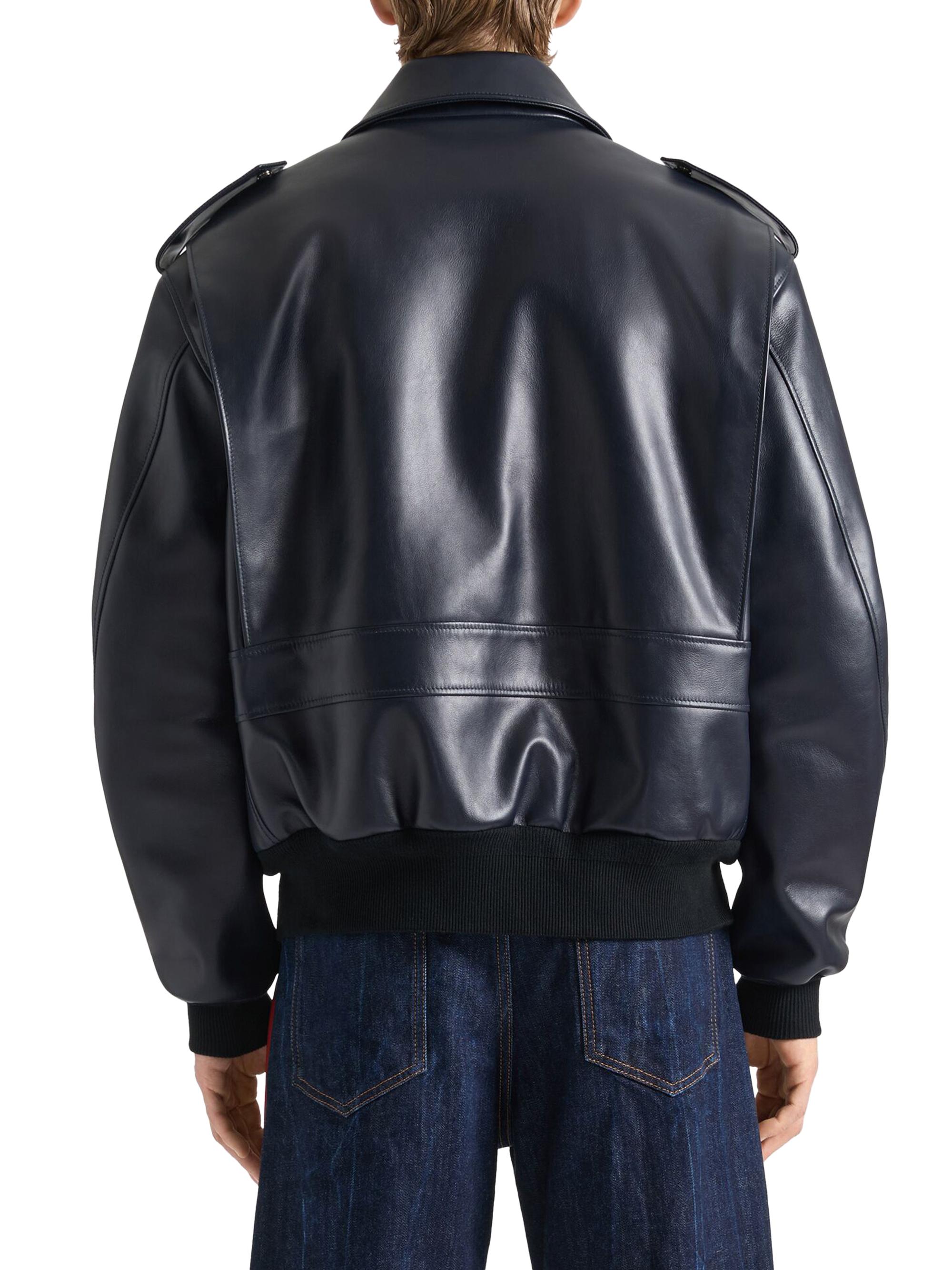 Givenchy Aviator Jacket In Leather Saks Fifth Avenue