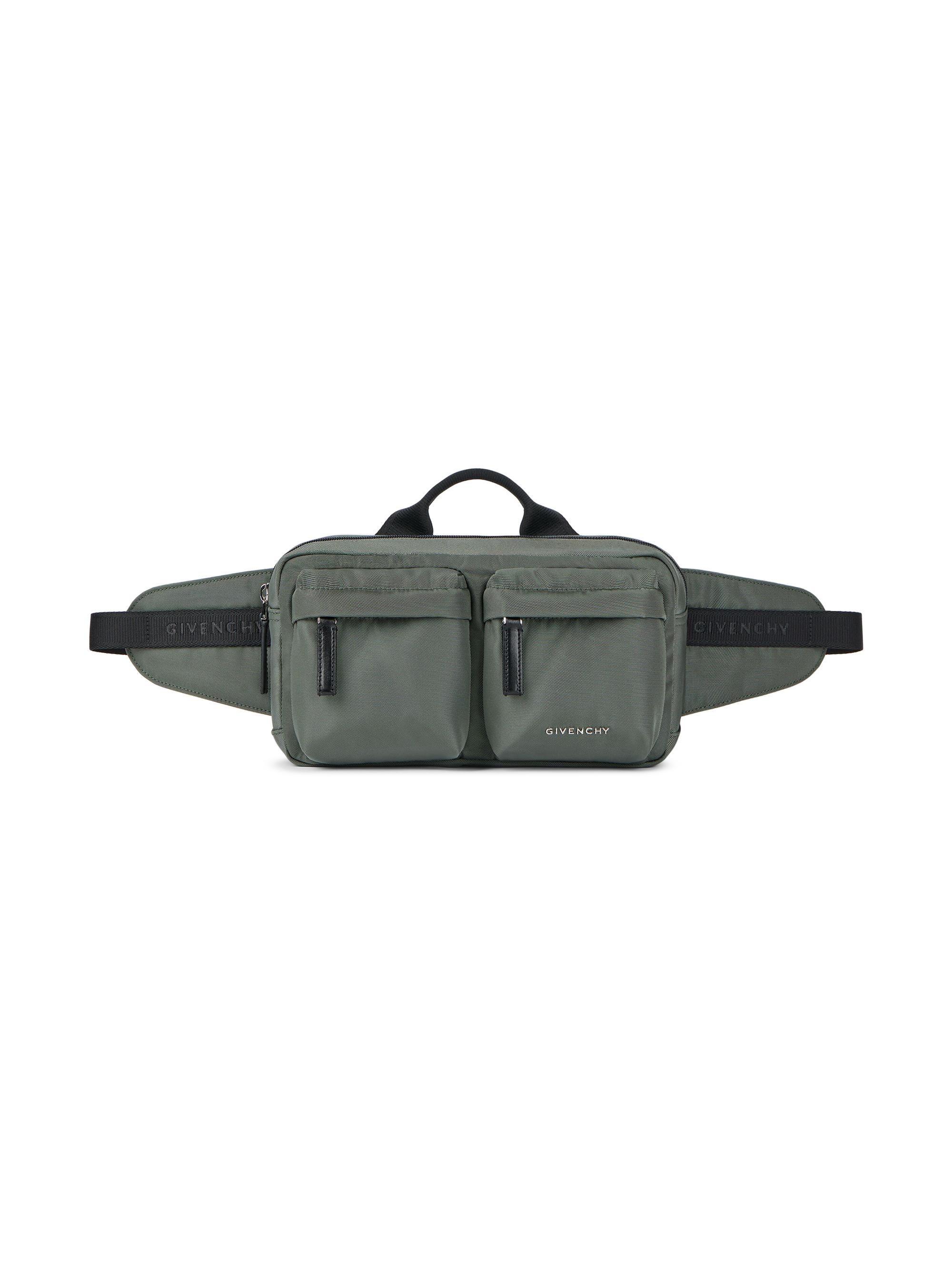 Givenchy Men's Essential U Belt Bag in Canvas - Salvia