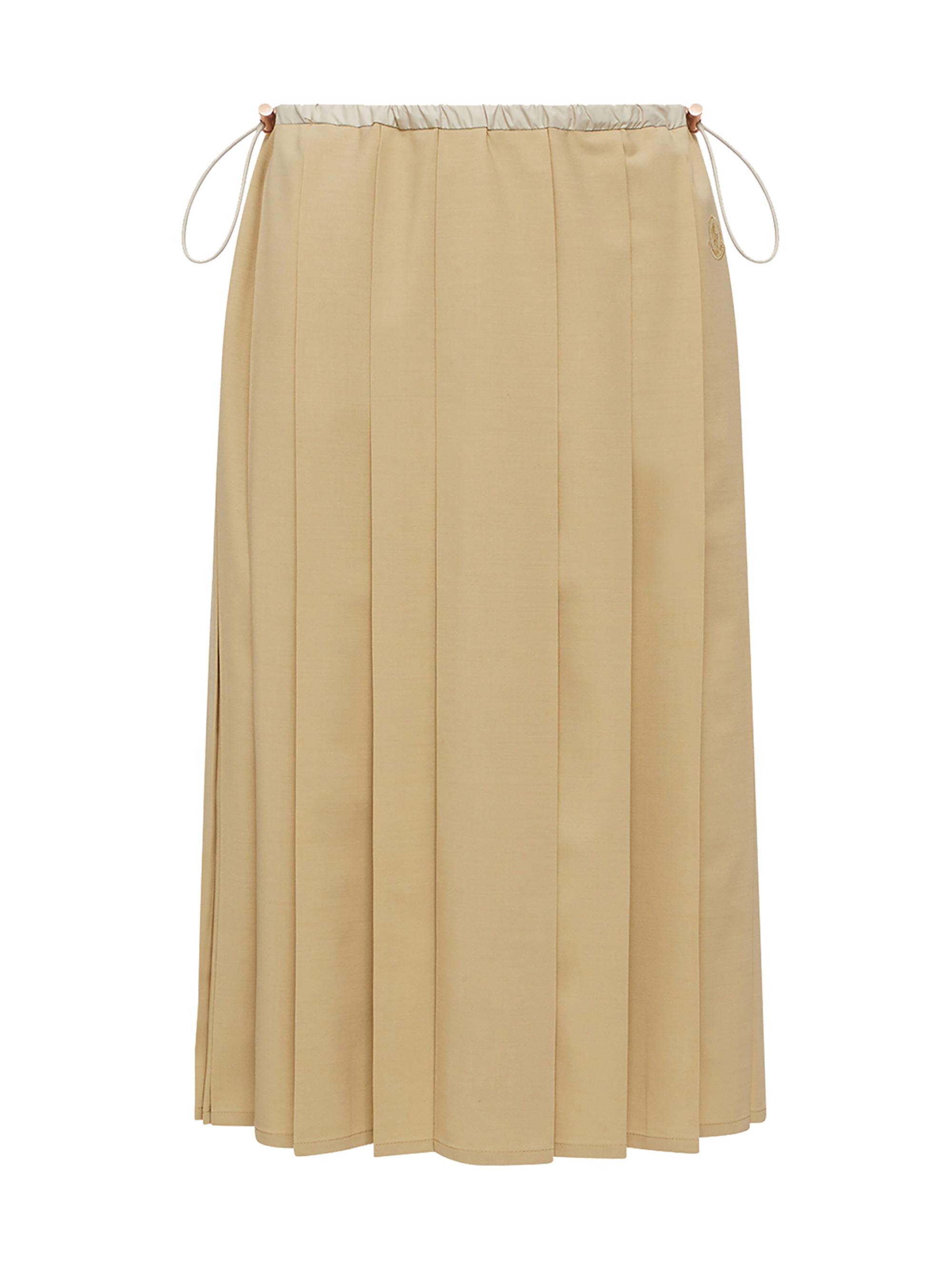 Moncler Women's Pleated Skirt - Beige
