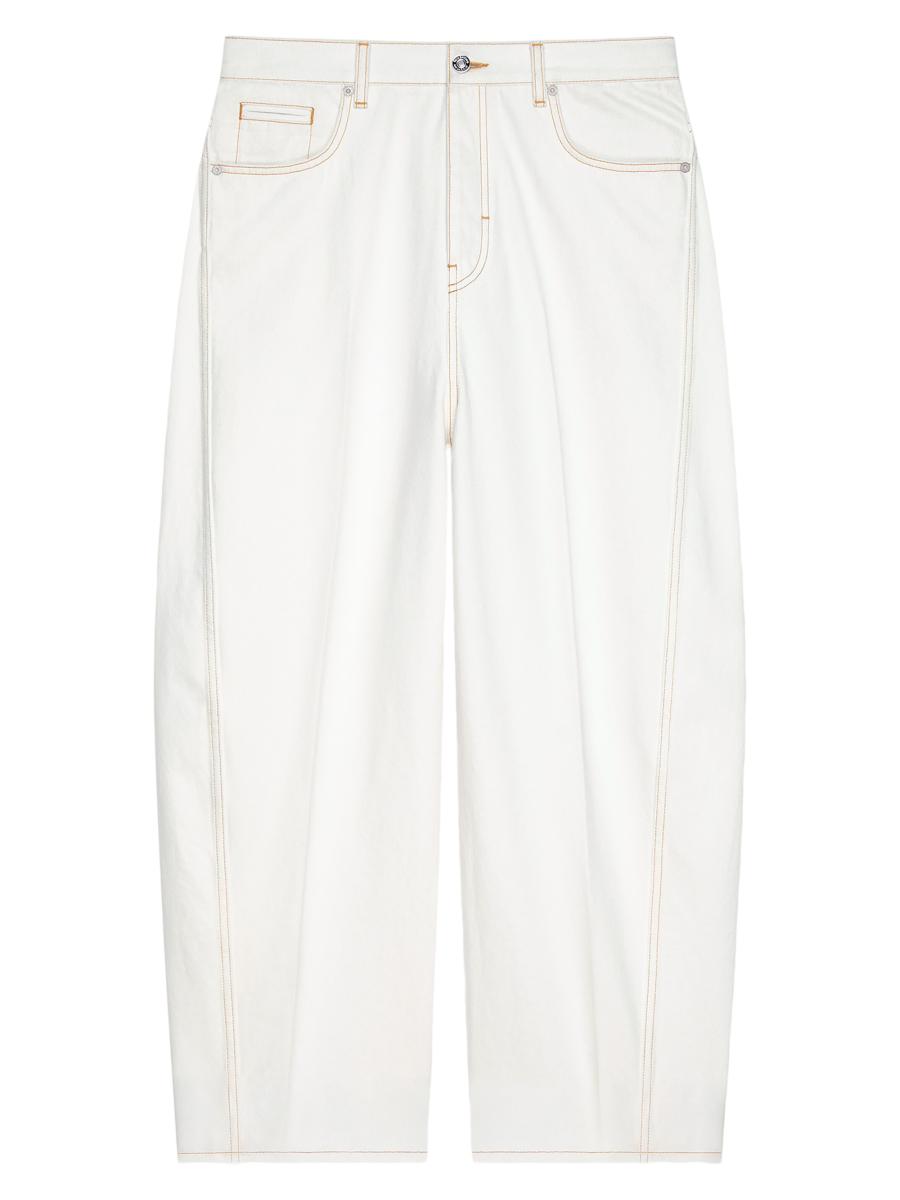 Givenchy Men's Jeans In Denim In White