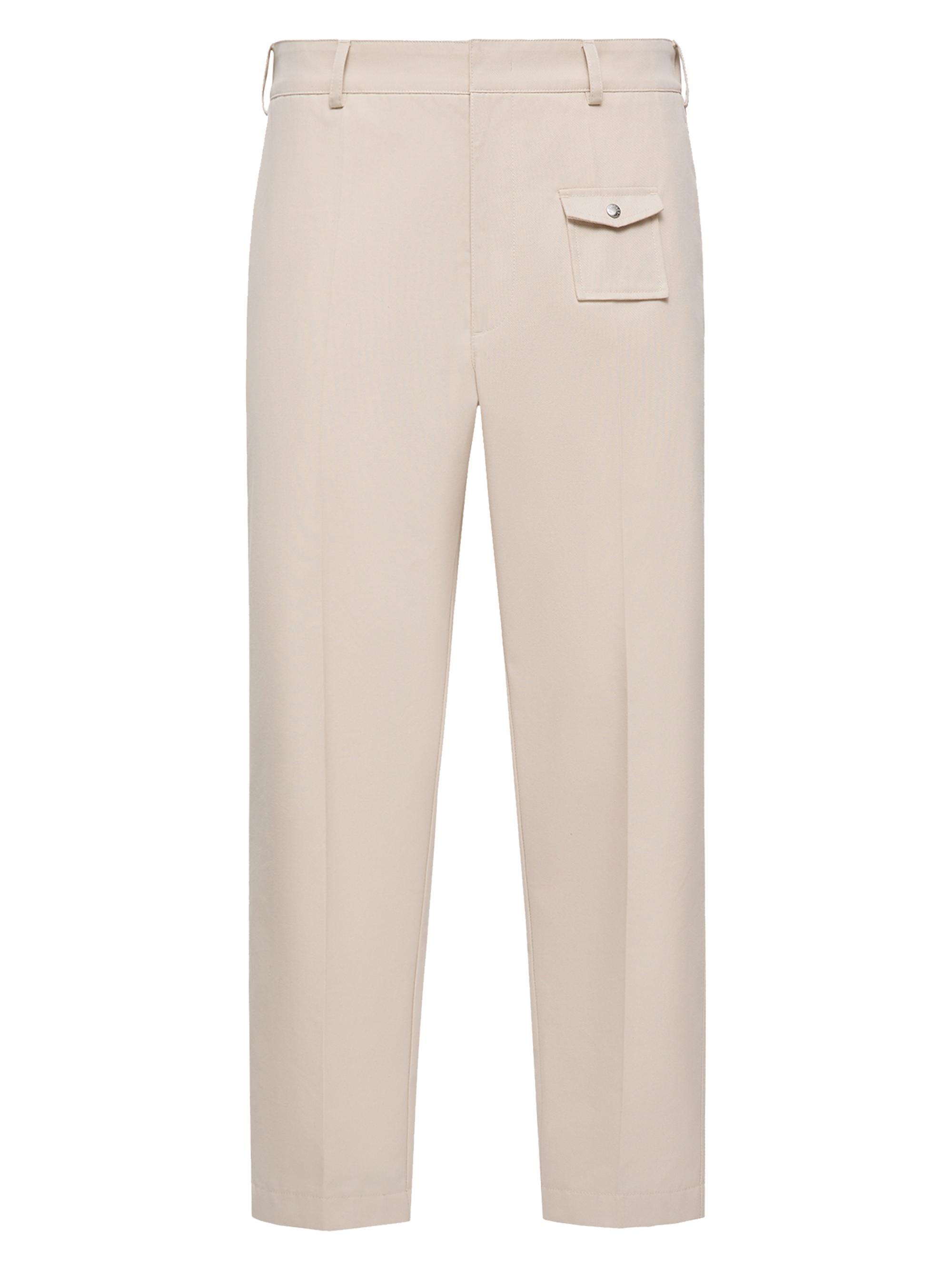 Moncler Men's Pants in Gabardine - Light Beige