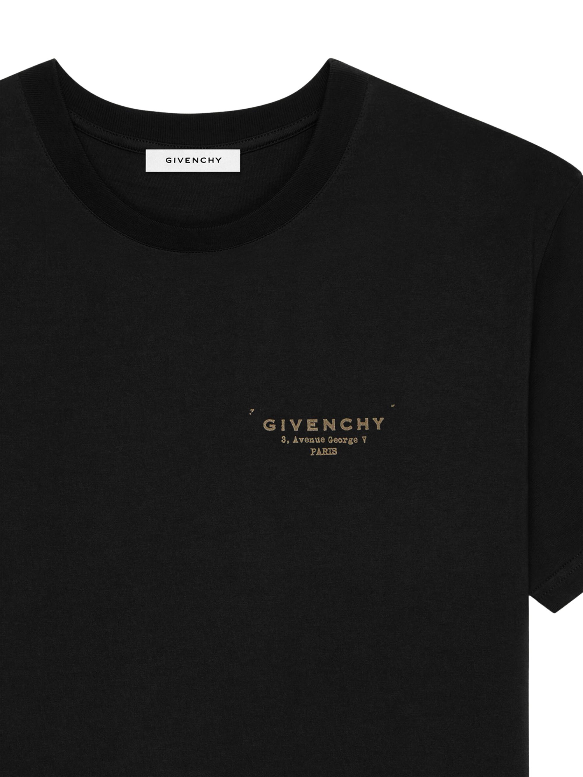 Givenchy T-Shirt in Cotton with Stamp Print | Saks Fifth Avenue