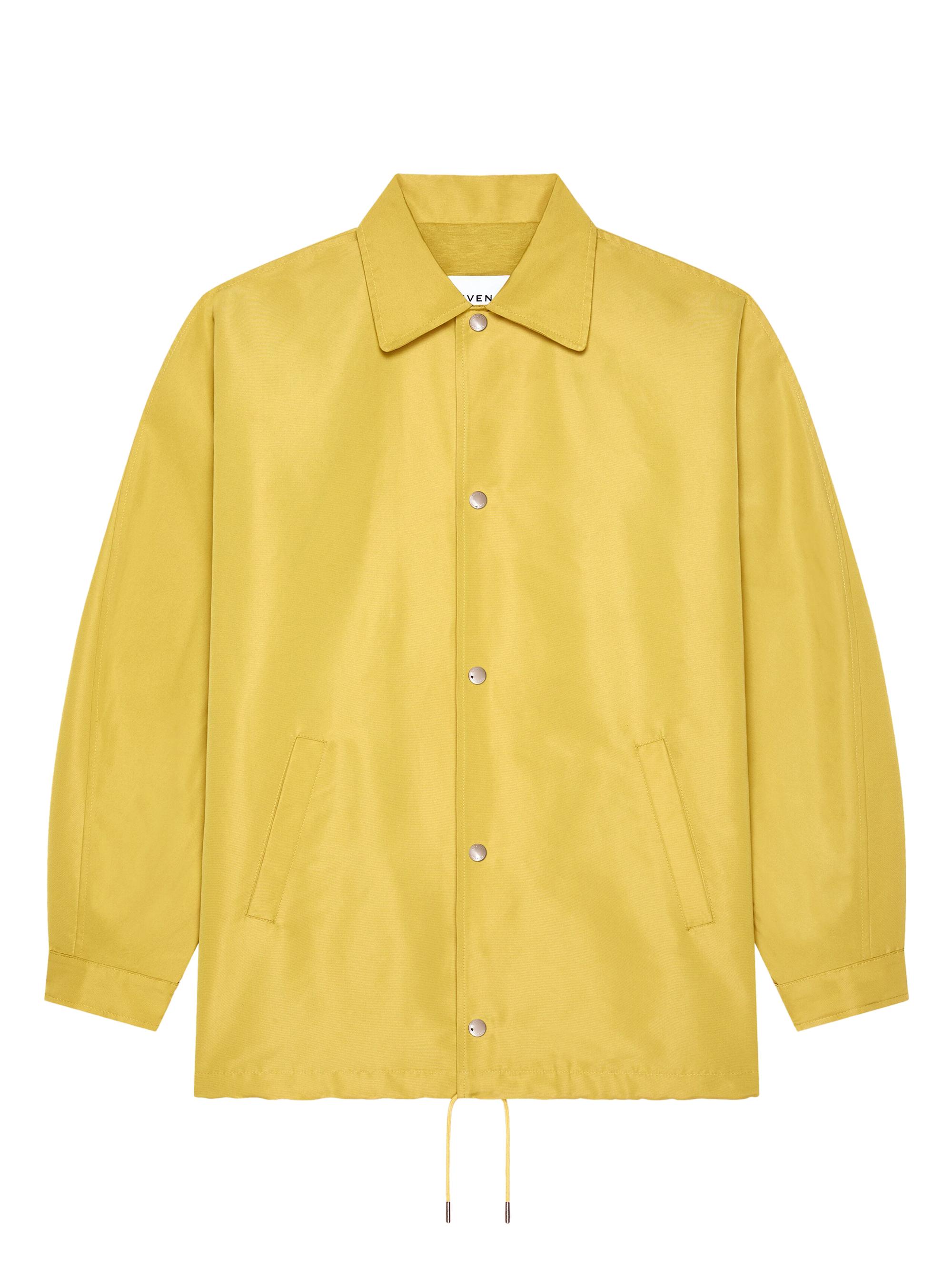Givenchy Men's Jacket with Stamp Print - Mustard
