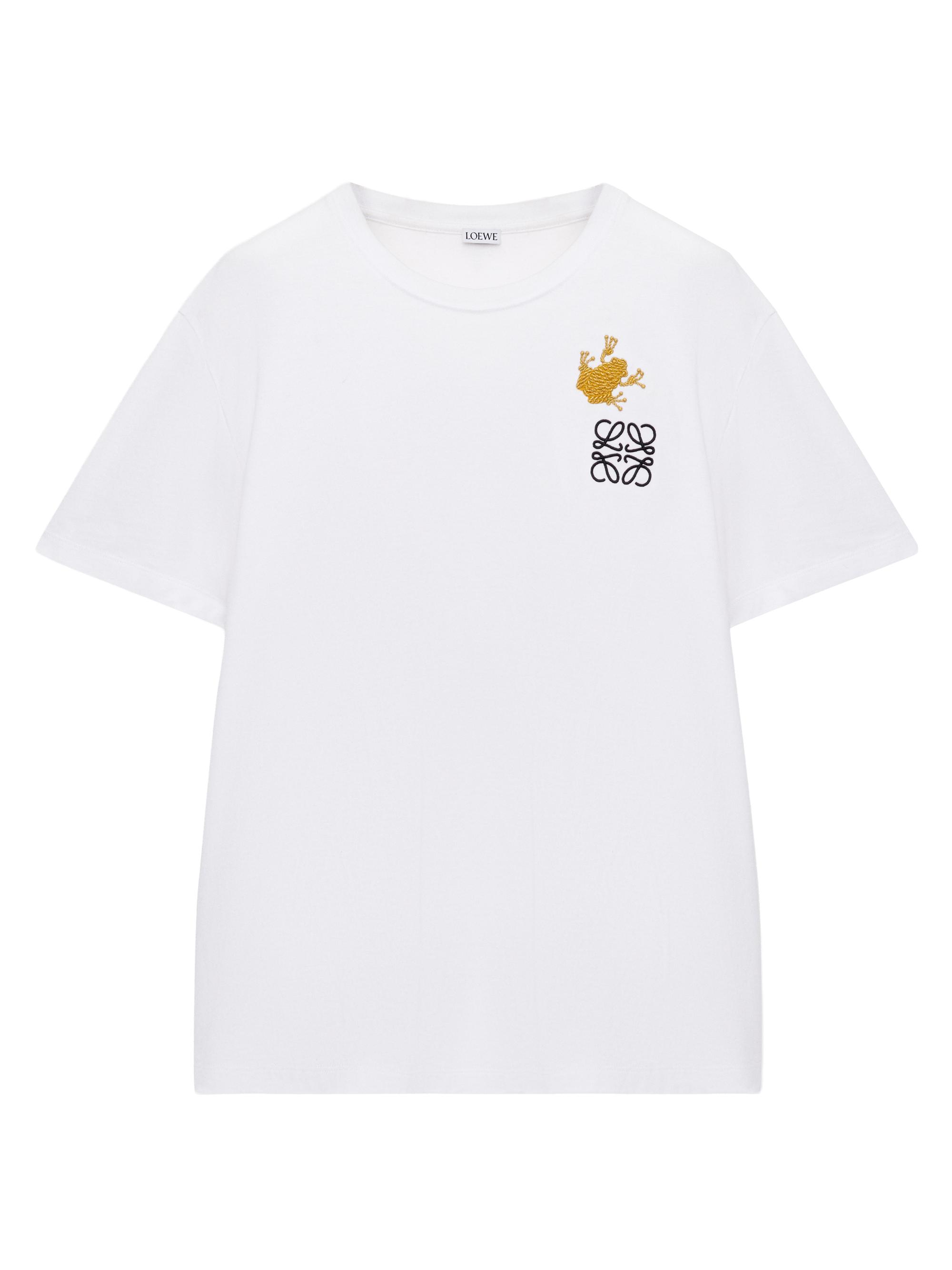 LOEWE Embroidered Anagram T-Shirt | Saks Fifth Avenue