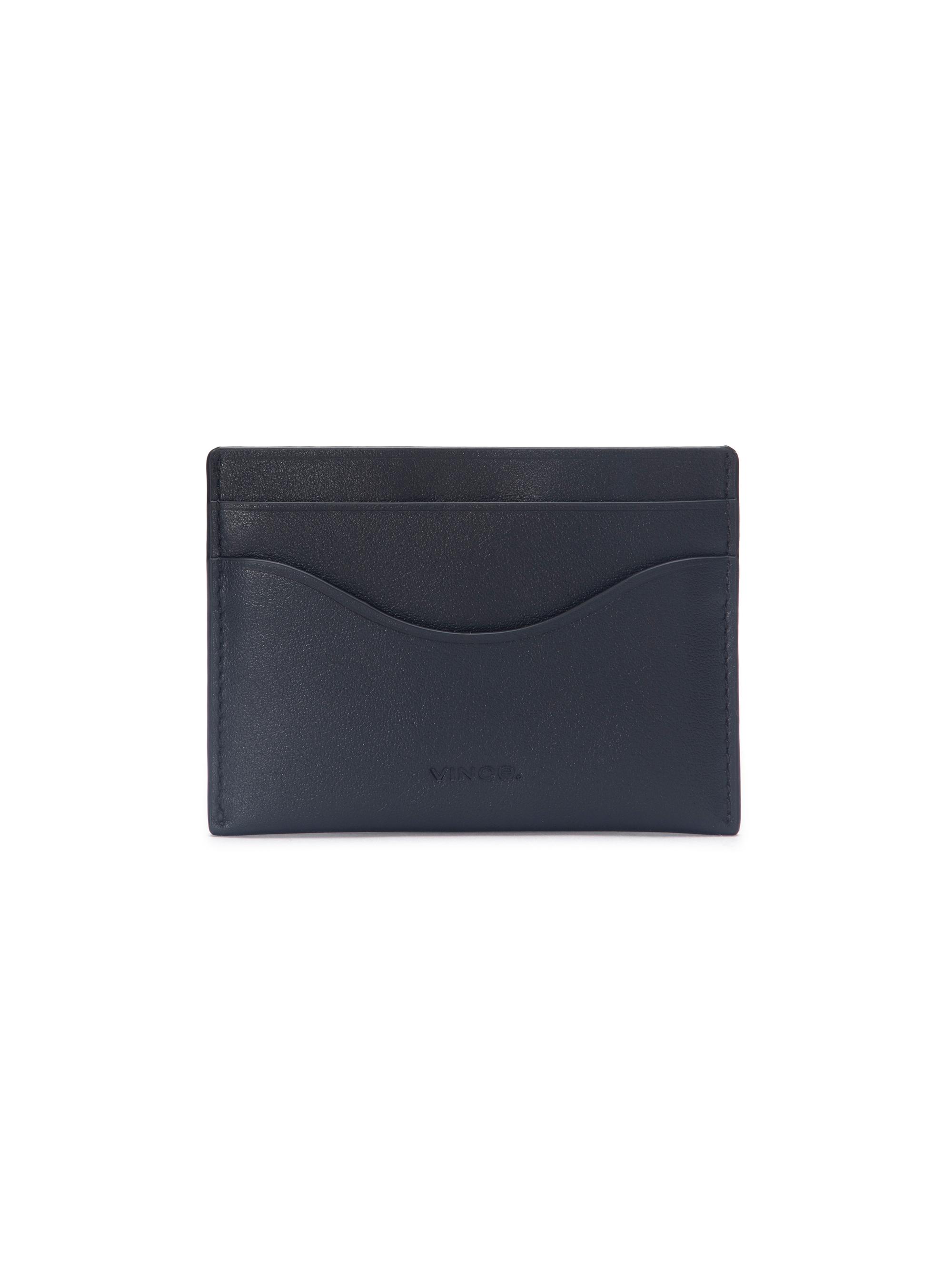 Vince Men's Leather Card Holder - Black