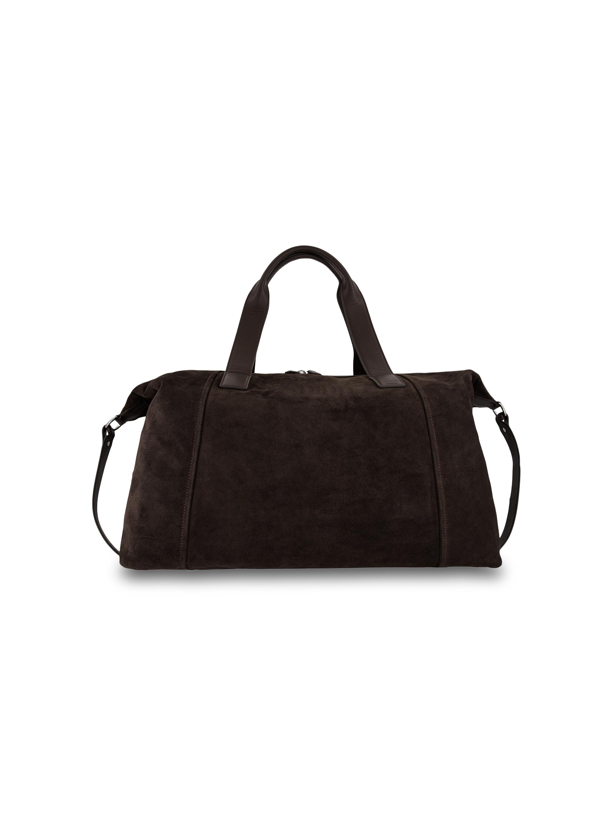 Vince Men's Westmore Suede Duffel Bag - Tobacco