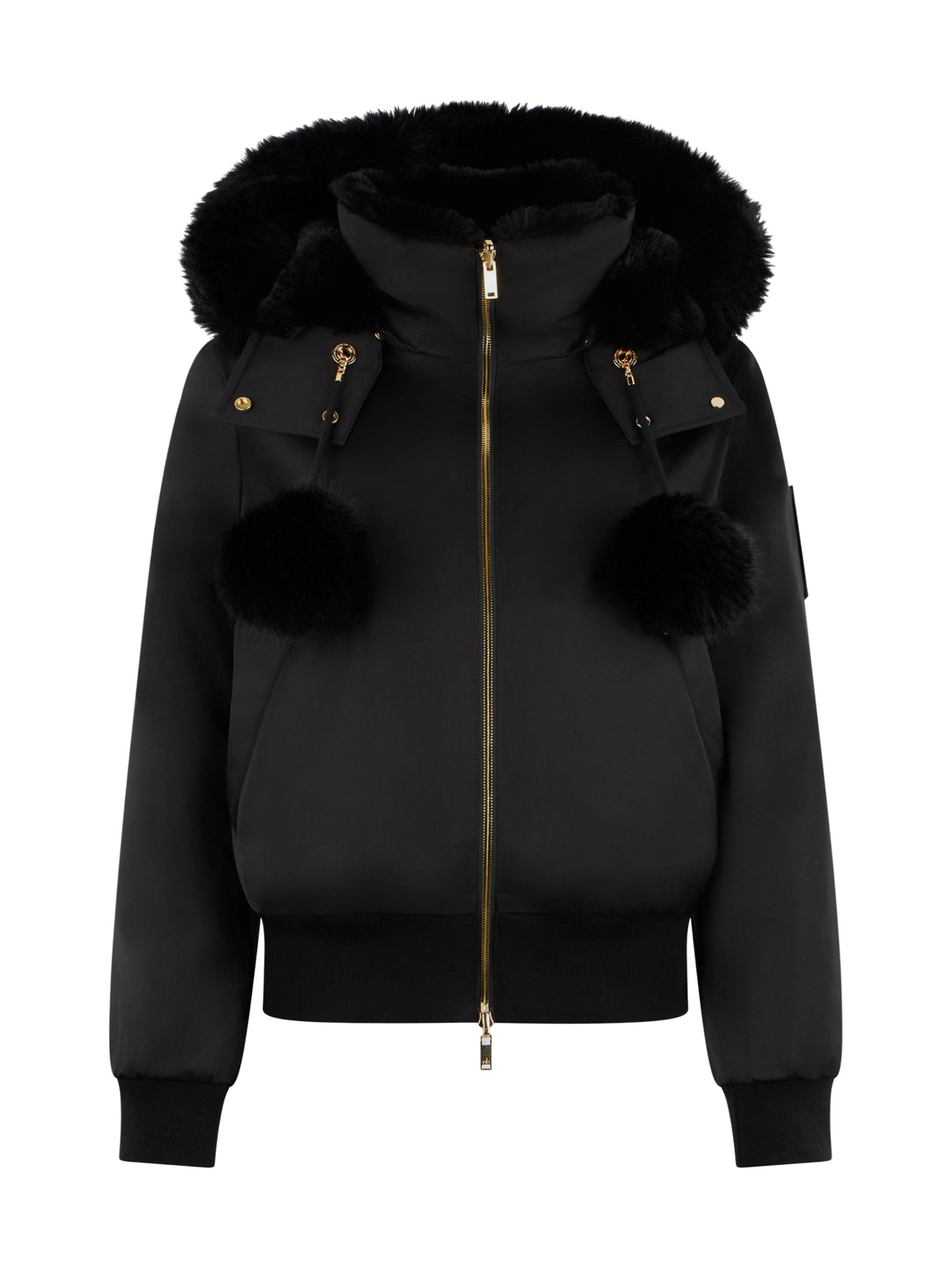 Moose Knuckles Women's Sainte Flavie Bomber Jacket - Black