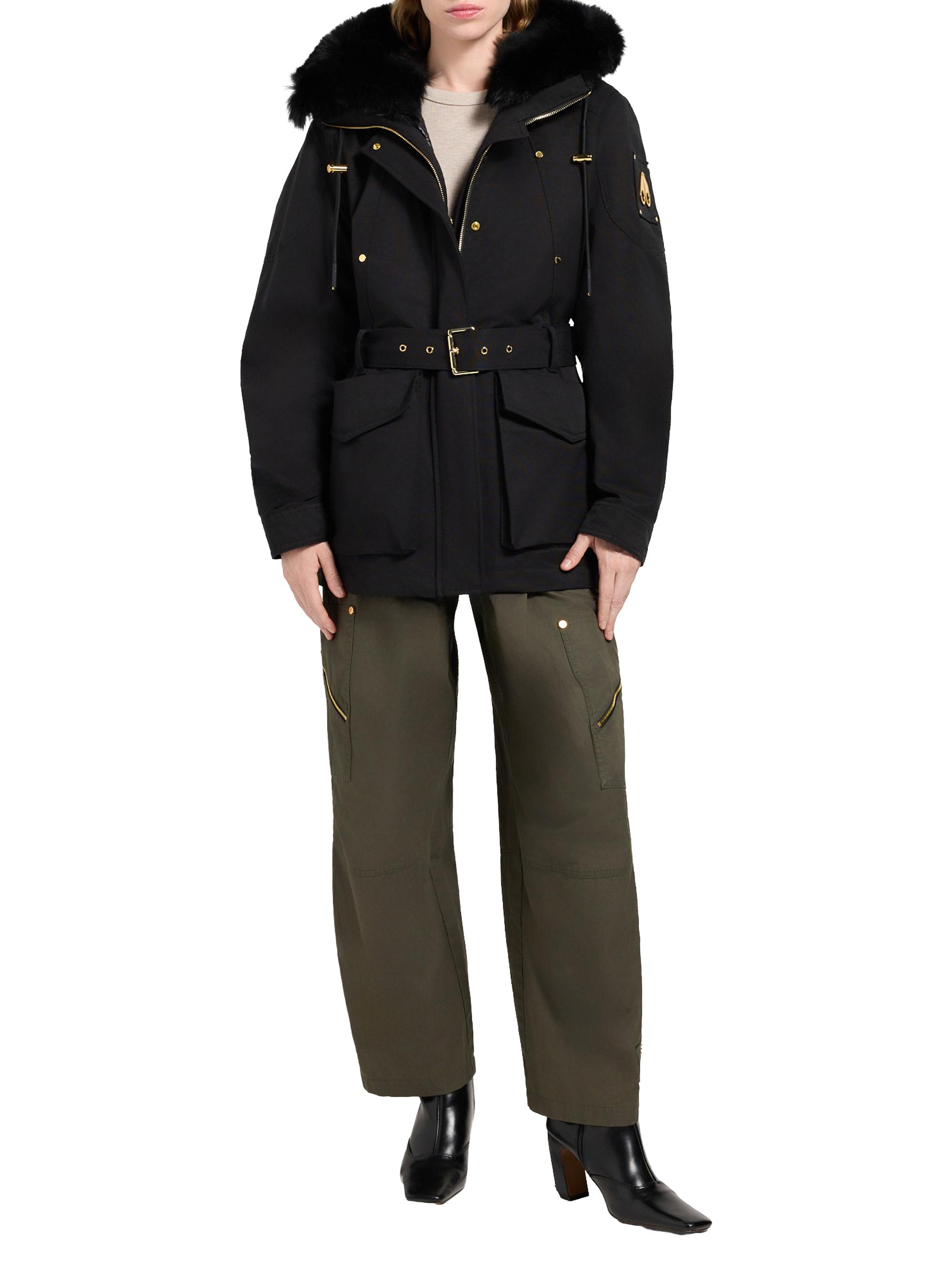 Moose Knuckles Women's Nova Hooded Jacket - Black