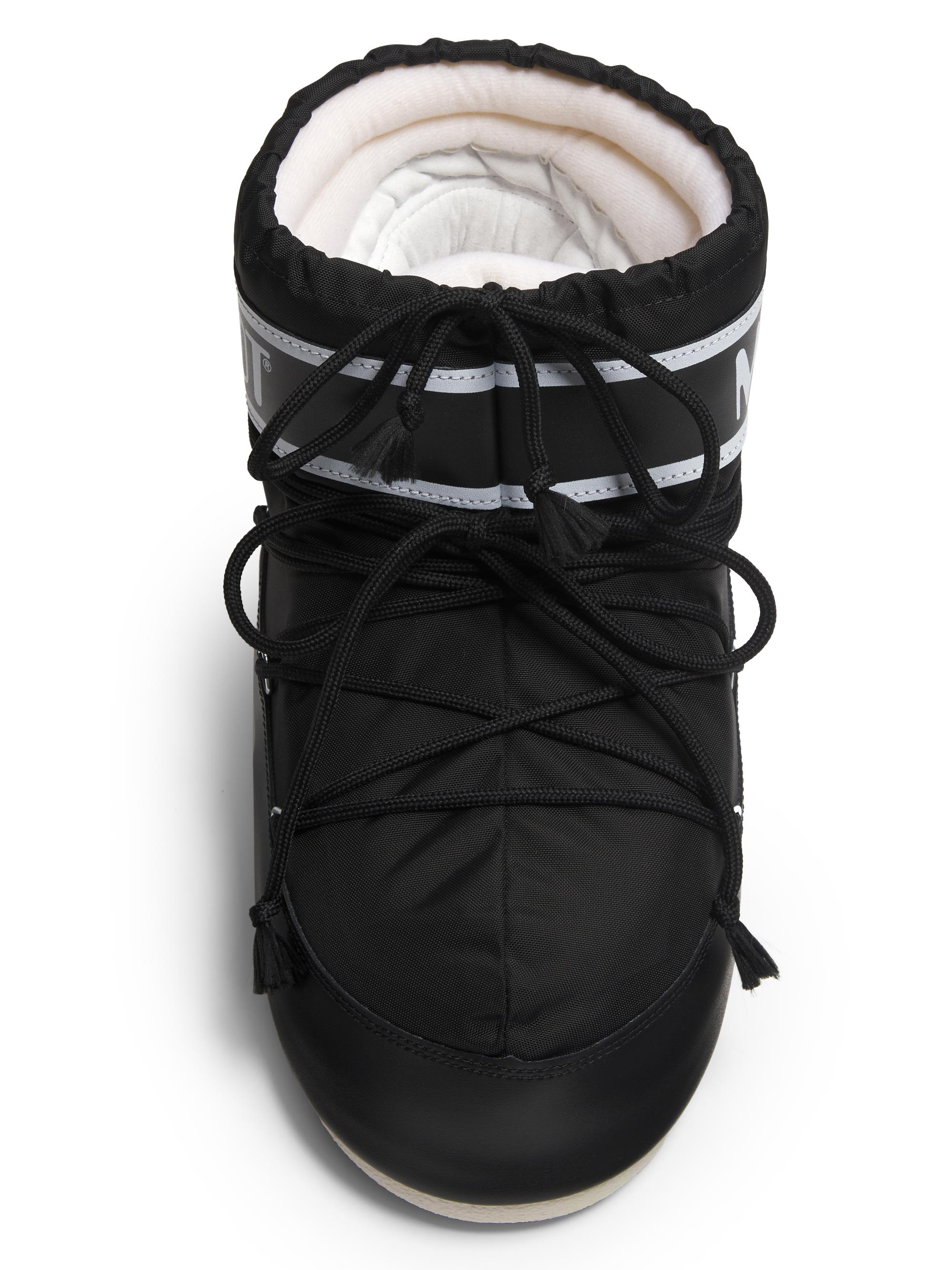 MOON BOOT　ICON LOW BLACK NYLON BOOTSブラック Icon Low Black Nylon Moon Boots by Moon Boots - Pickle