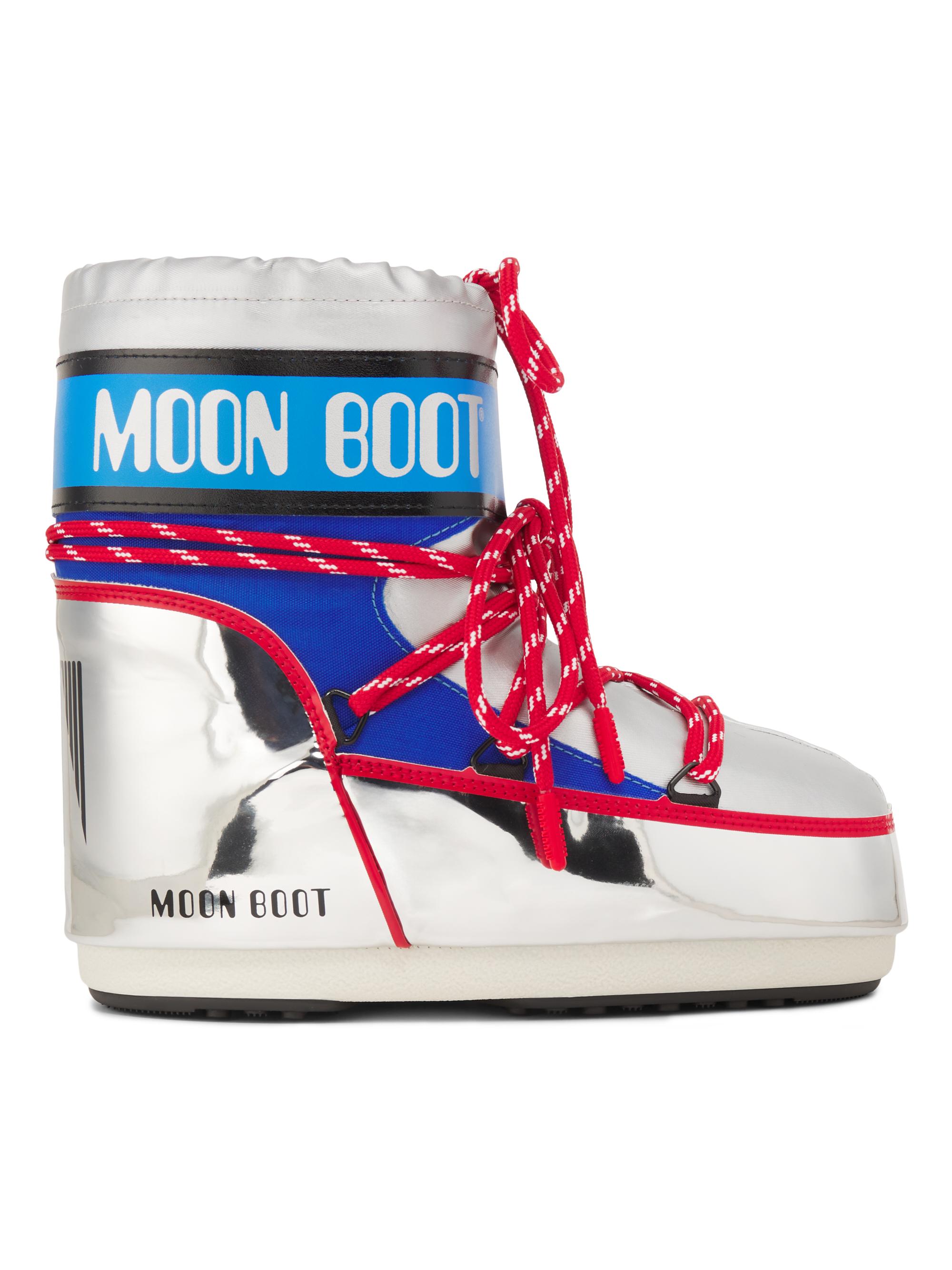 Moon Boot MB Icon Metallic Logo Boots | Saks Fifth Avenue