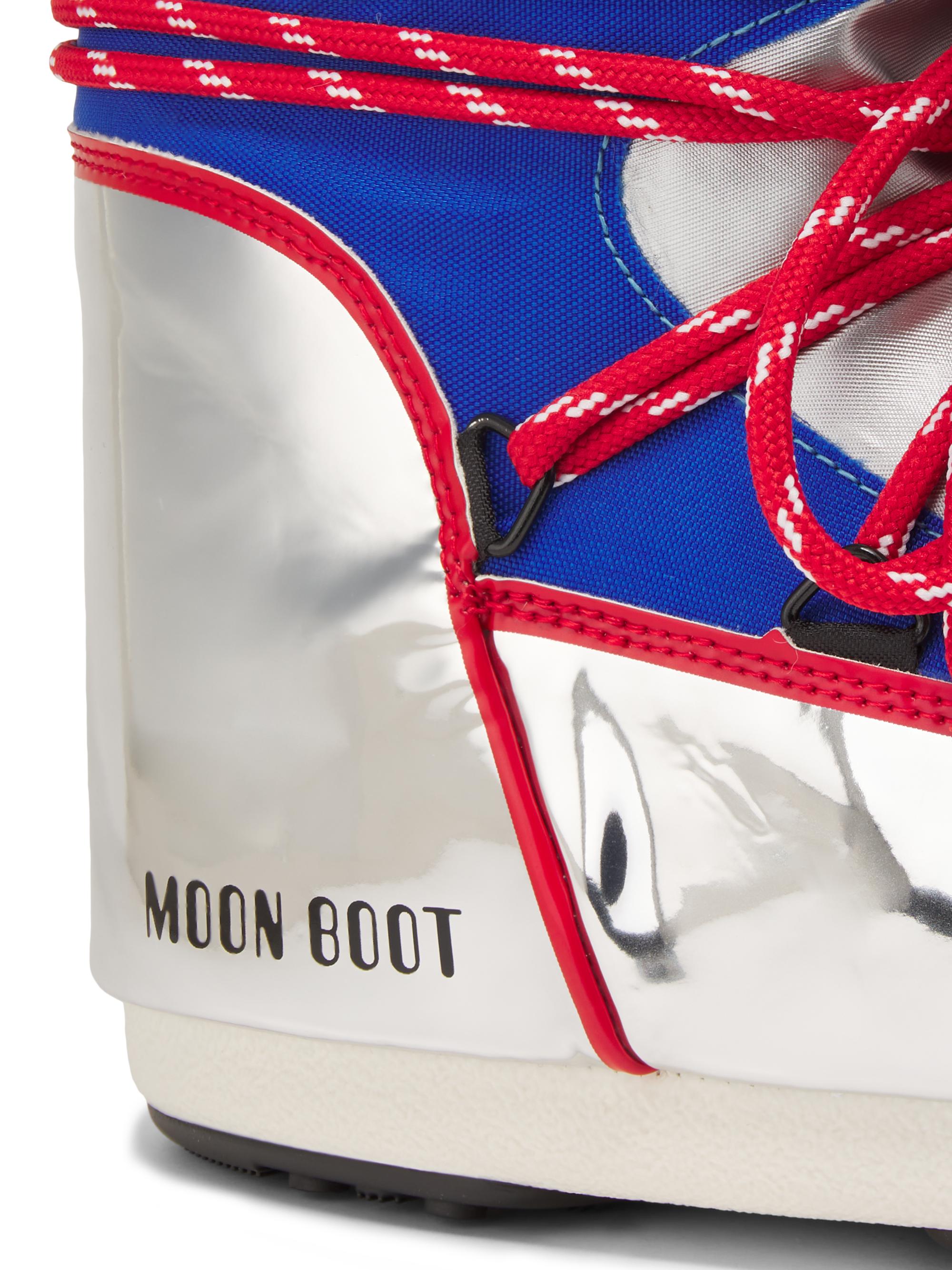 Moon Boot MB Icon Metallic Logo Boots | Saks Fifth Avenue