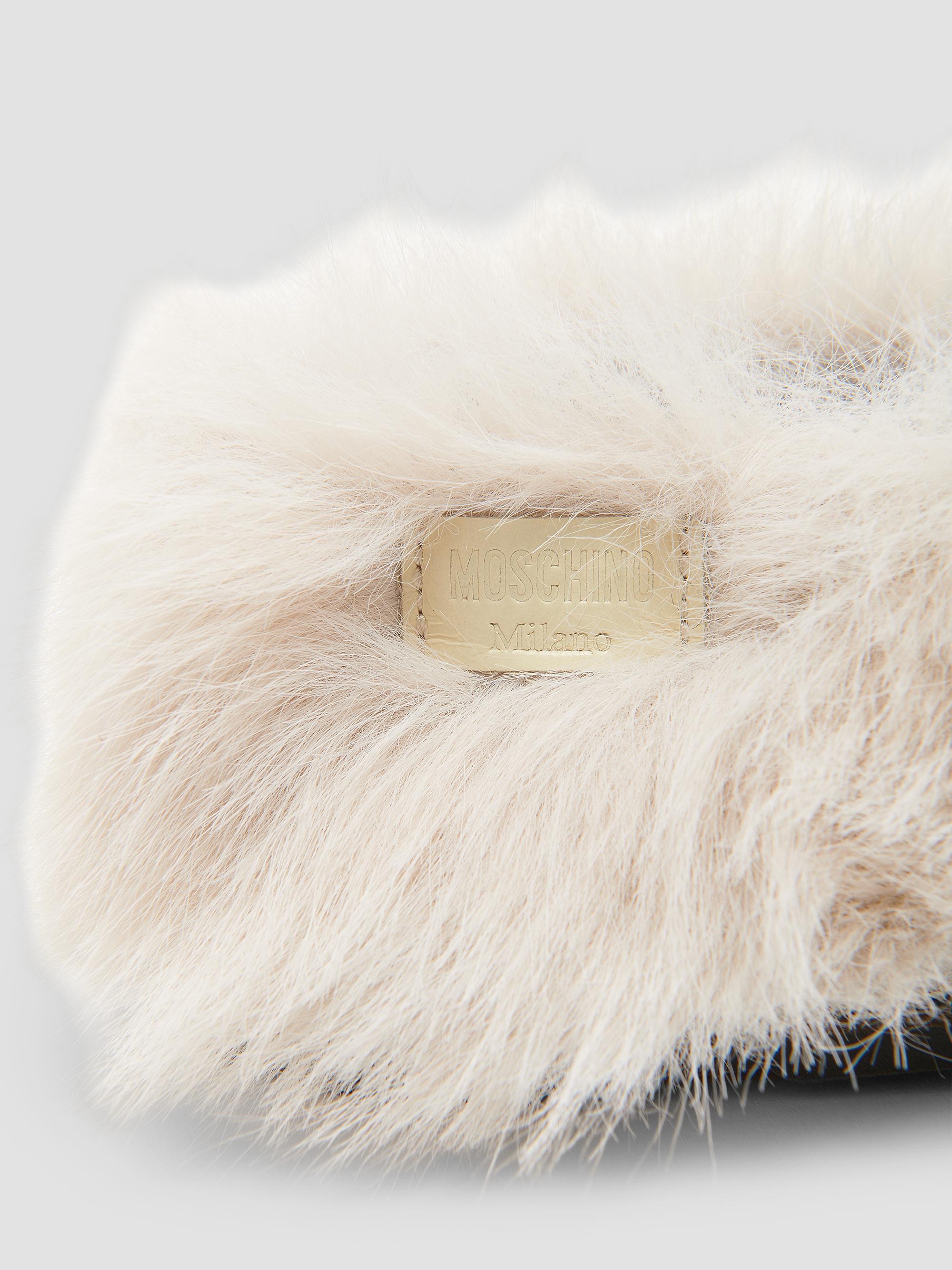 Moschino Faux-Fur Ballet Flats | Saks Fifth Avenue