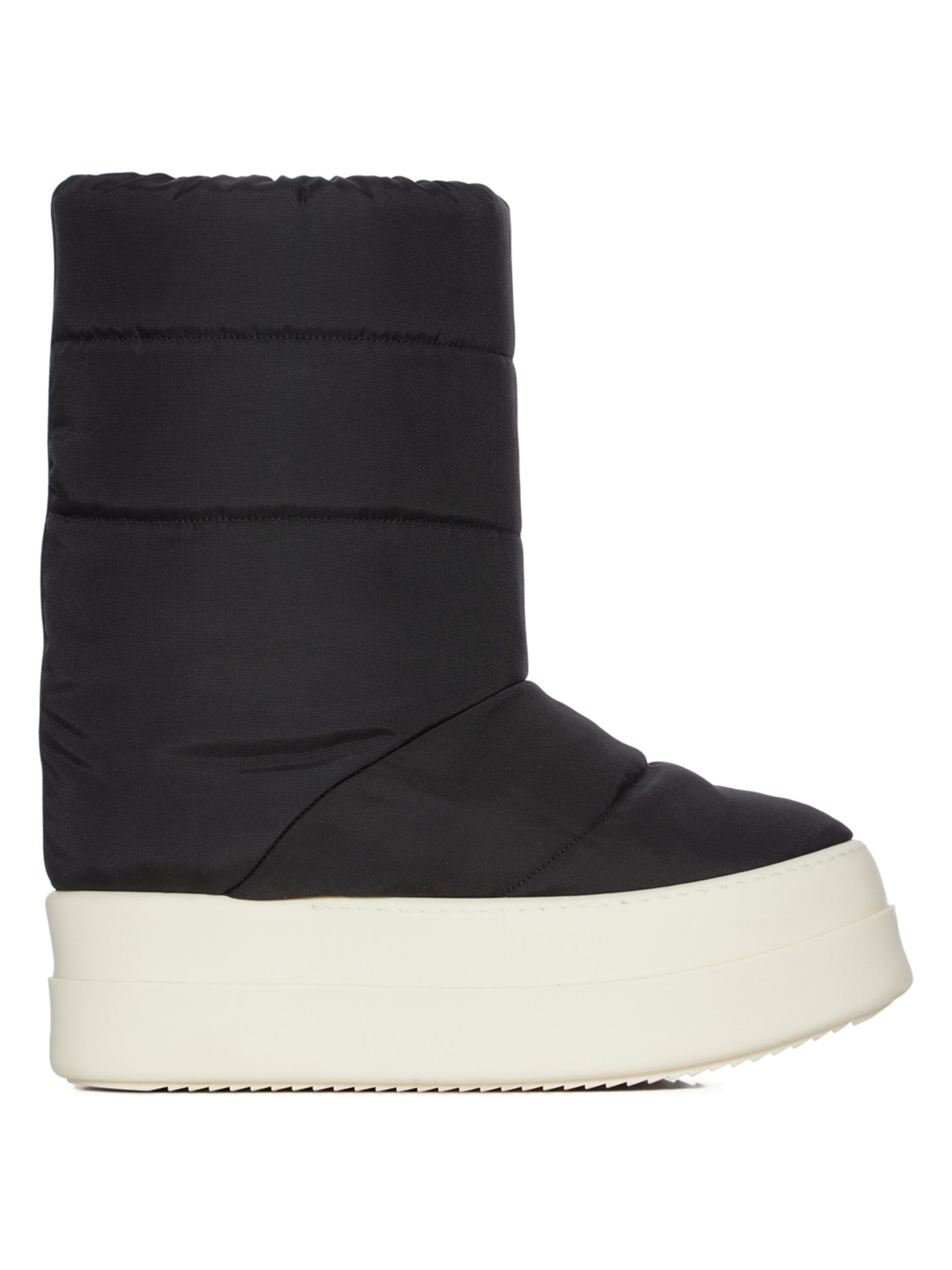 DRKSHDW by Rick Owens Men's Mega Bumper Lunar Boots - Black Milk