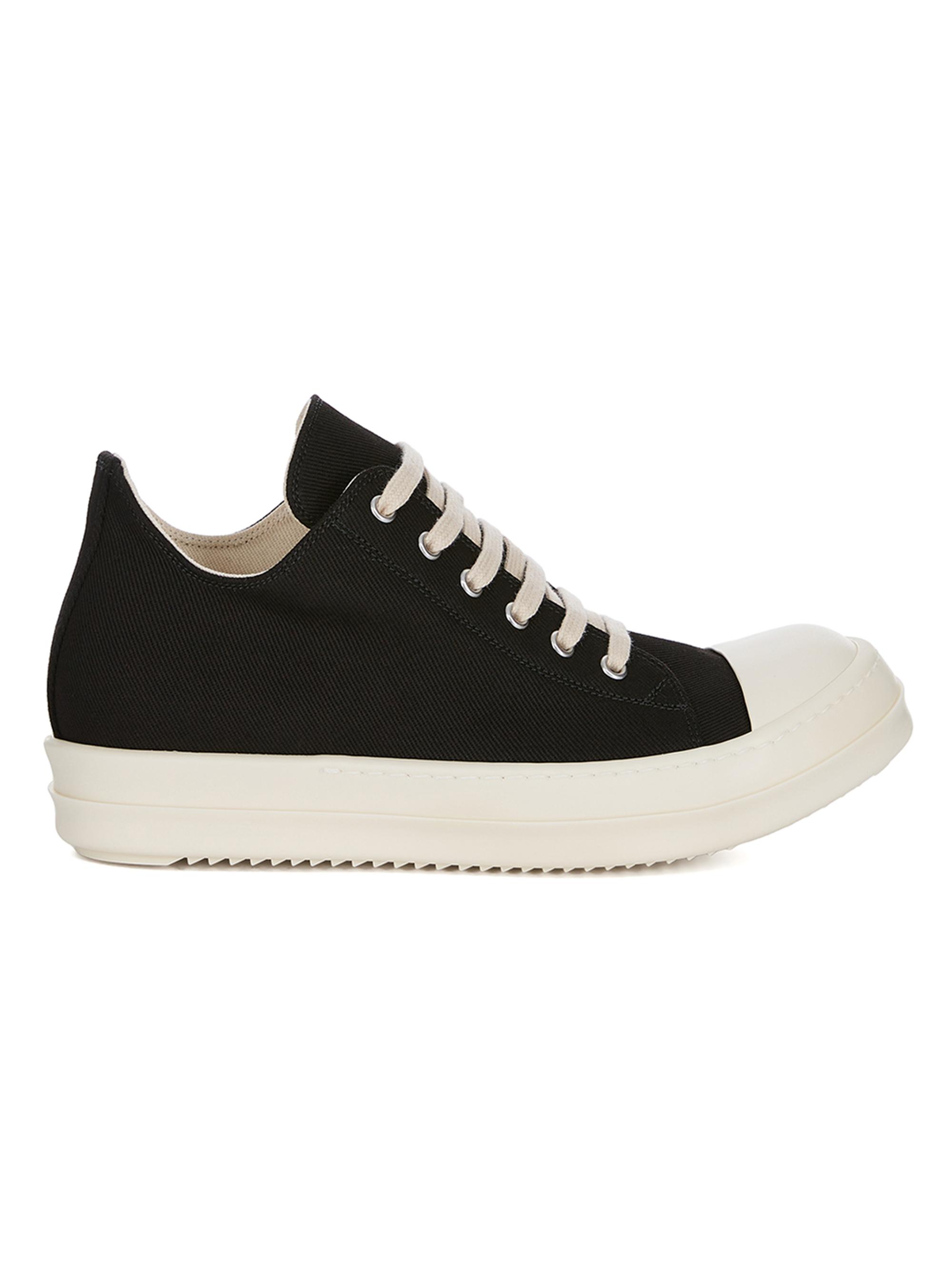 Rick Owens Leather Low-Top Sneakers | Saks Fifth Avenue