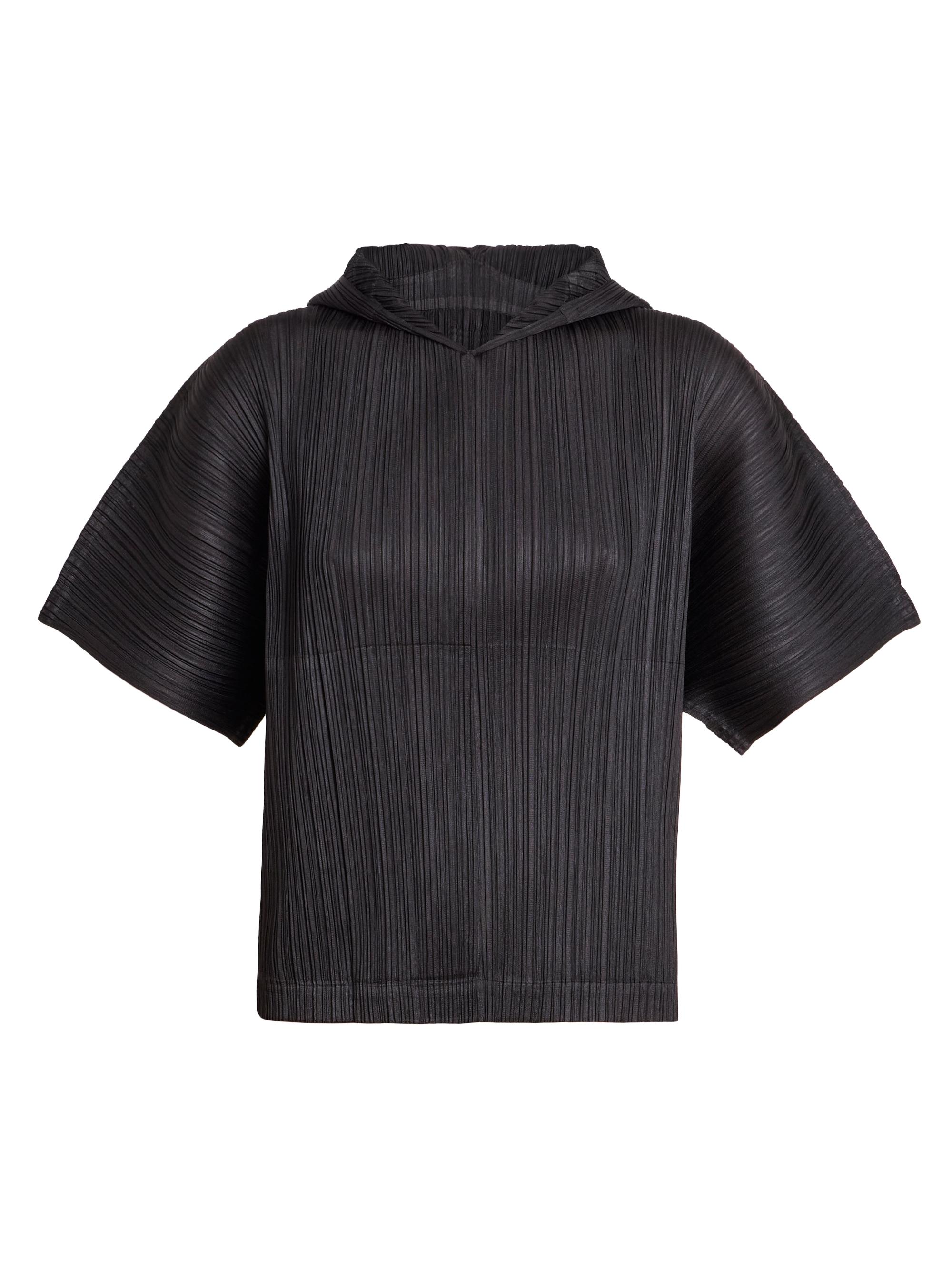 Pleats Please Issey Miyake Interplanetary Fluffy Basics Hoodie