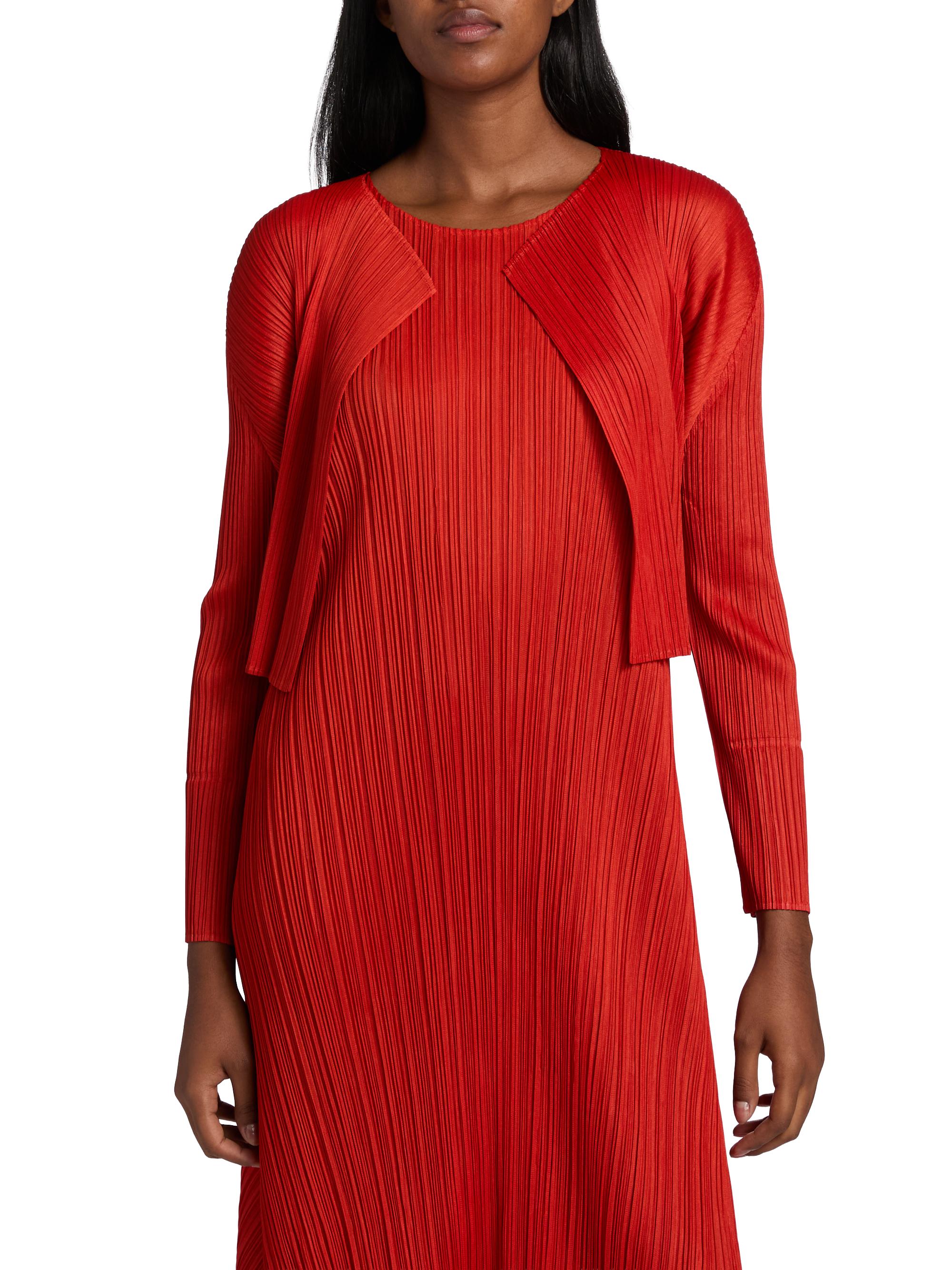 Pleats Please Issey Miyake Monthly Colors: July Plissé Cardigan