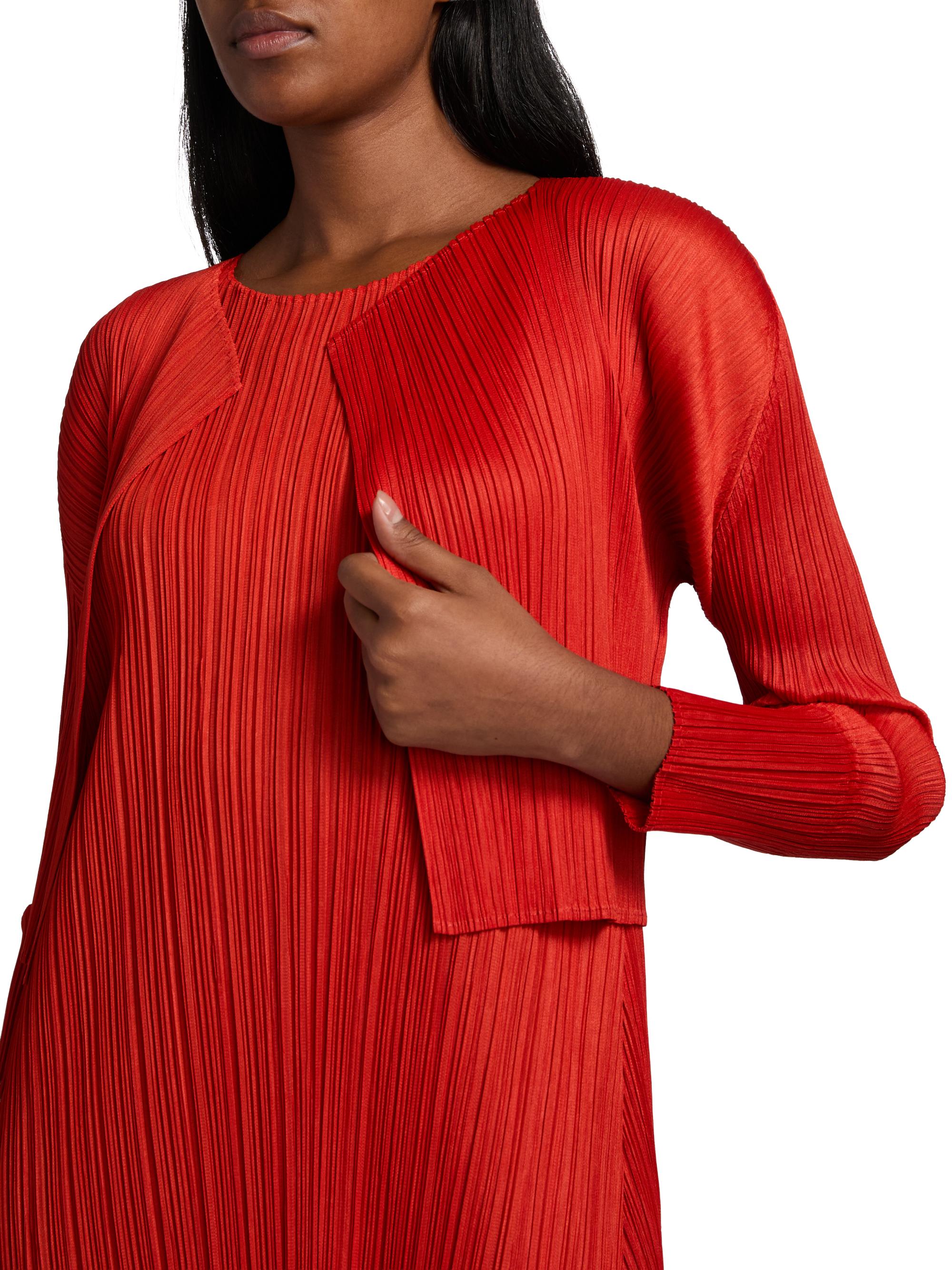 Pleats Please Issey Miyake Monthly Colors: July Plissé Cardigan