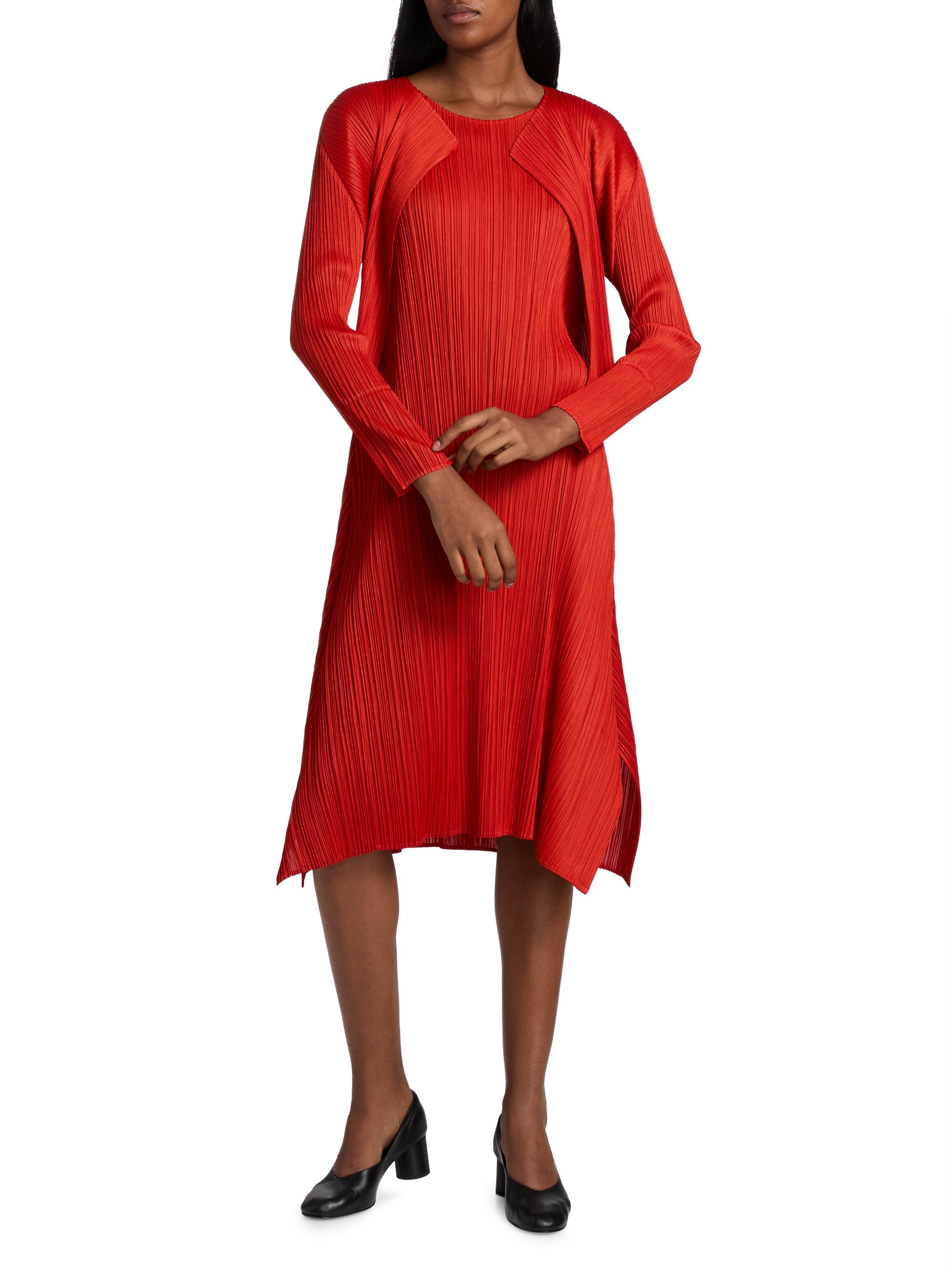 Pleats Please Issey Miyake Monthly Colors: July Plissé Cardigan