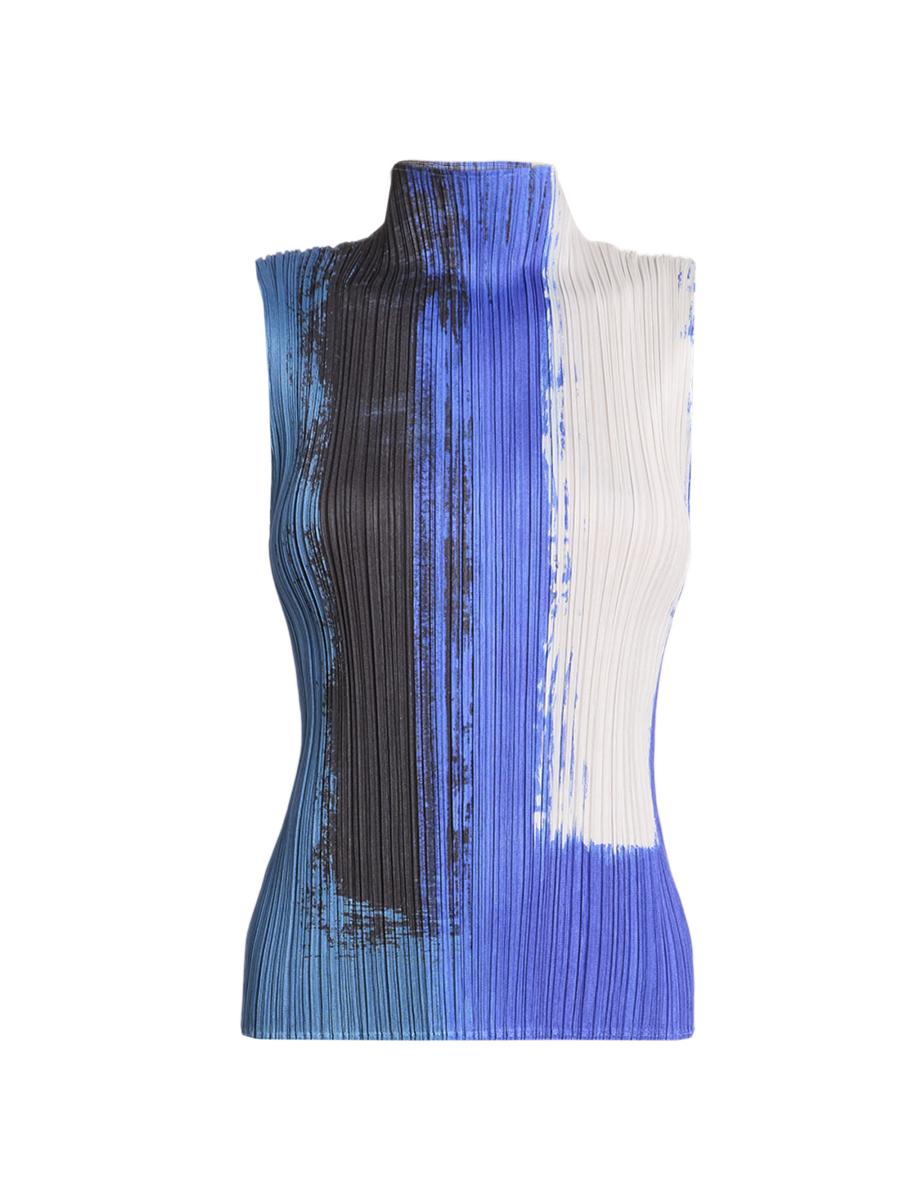 トップス PLEATS PLEASE ISSEY MIYAKE LEAP Pleats Please Issey Miyake Leap Pleated Asymmetric Midi-Dress