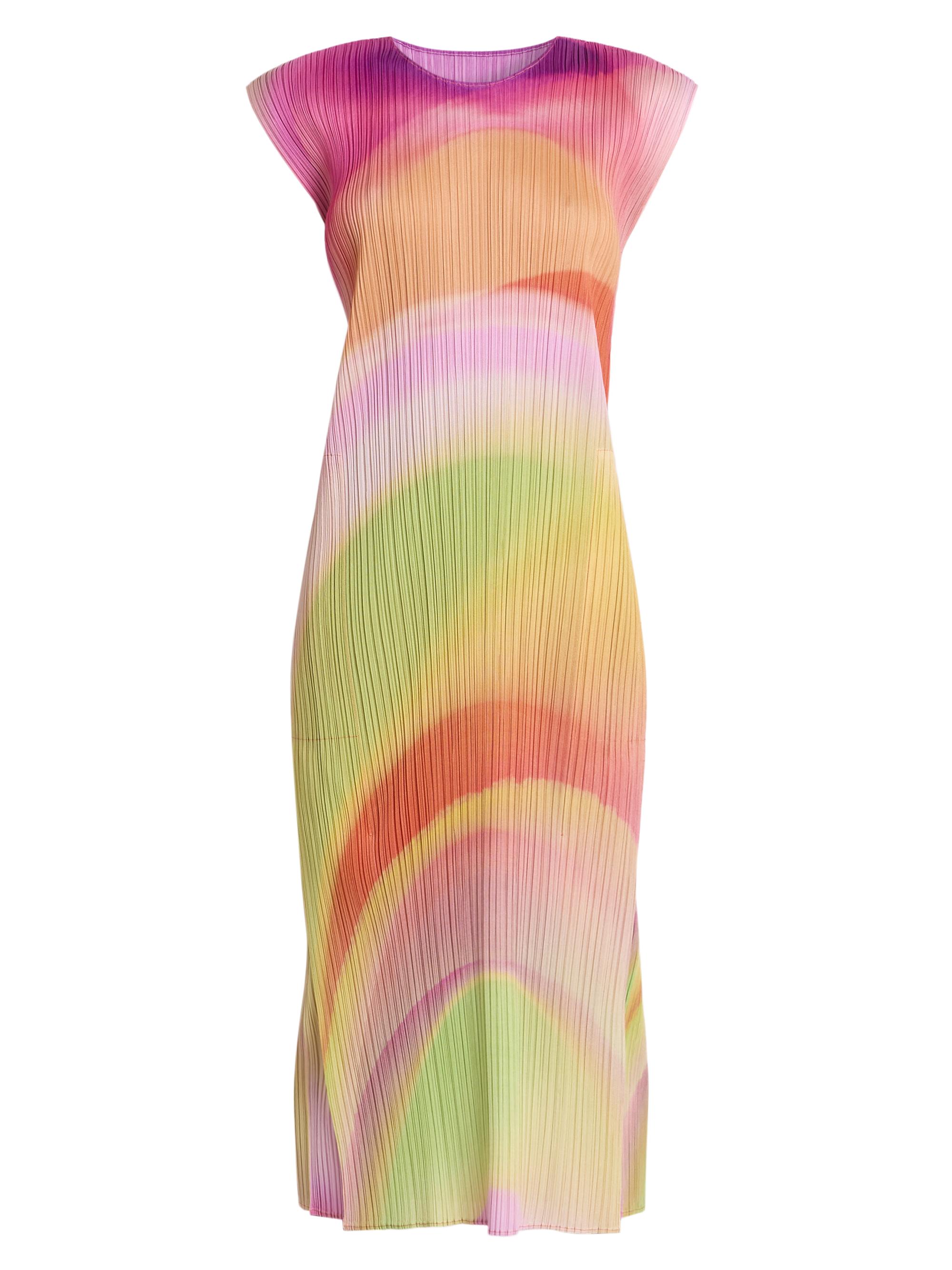 トップス PLEATS PLEASE ISSEY MIYAKE PATH Pleats Please Issey Miyake Path Plissé Shift Maxi Dress