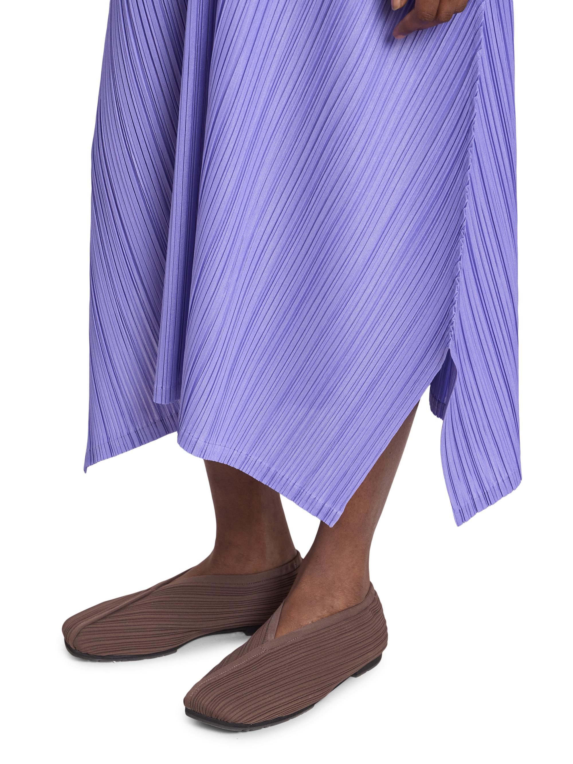 Pleats Please Issey Miyake Mellow Pleated Handkerchief Midi-Dress