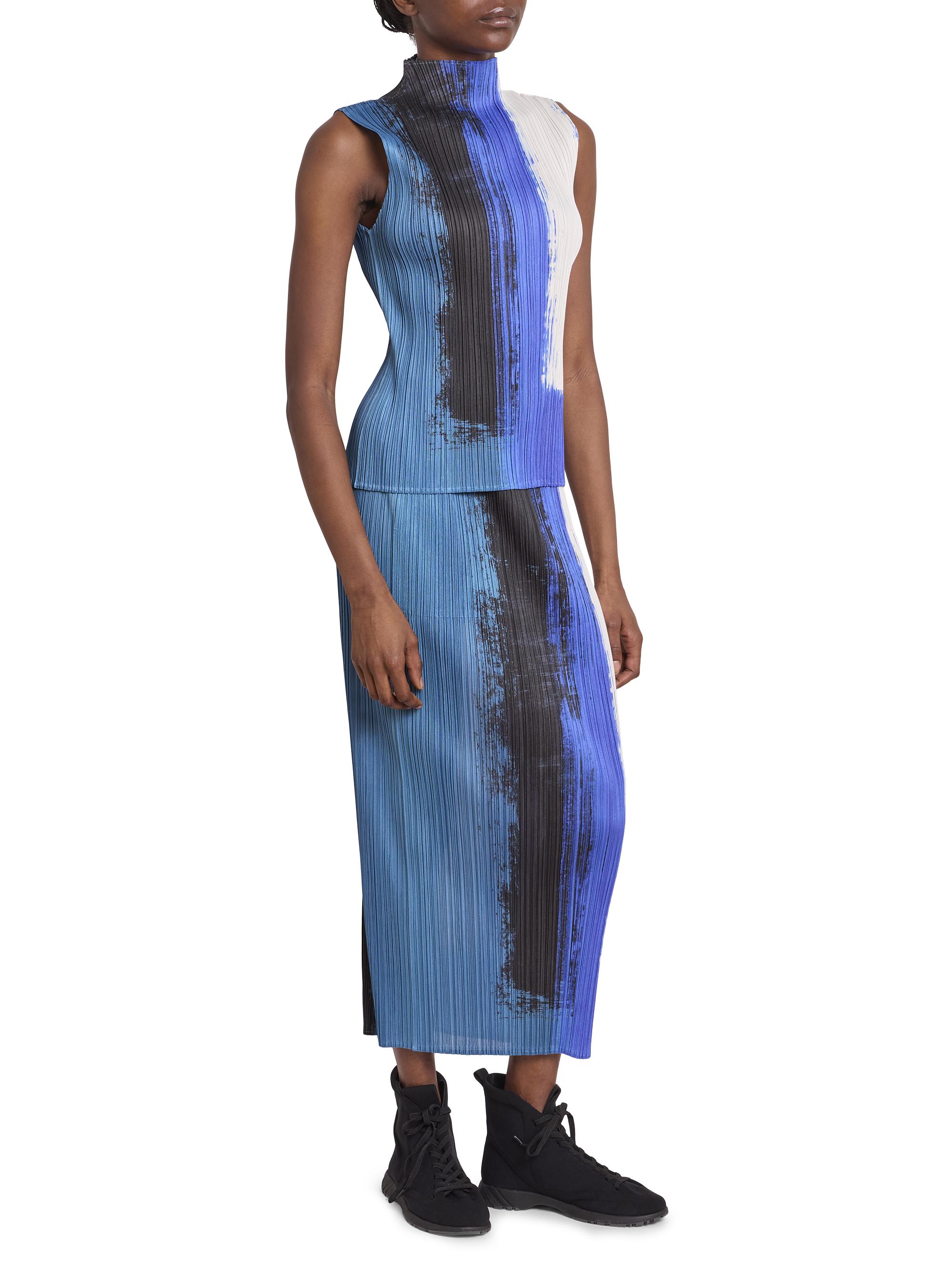 Pleats Please Issey Miyake Jump Colorblocked Midi-Skirt | Saks
