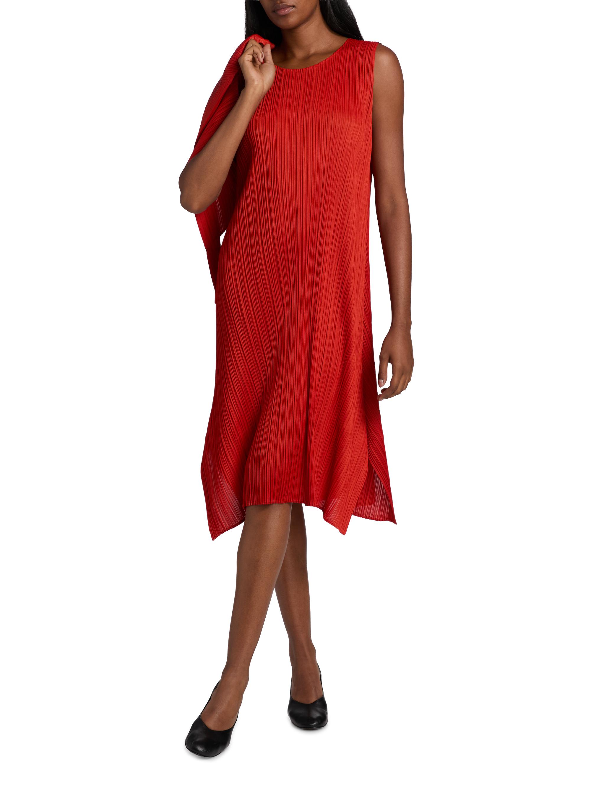 PLEATS PLEASE MONTHLY COLORS JULY 5 ワンピ Pleats Please Issey Miyake Monthly Colors: July Plissé Knee-Length