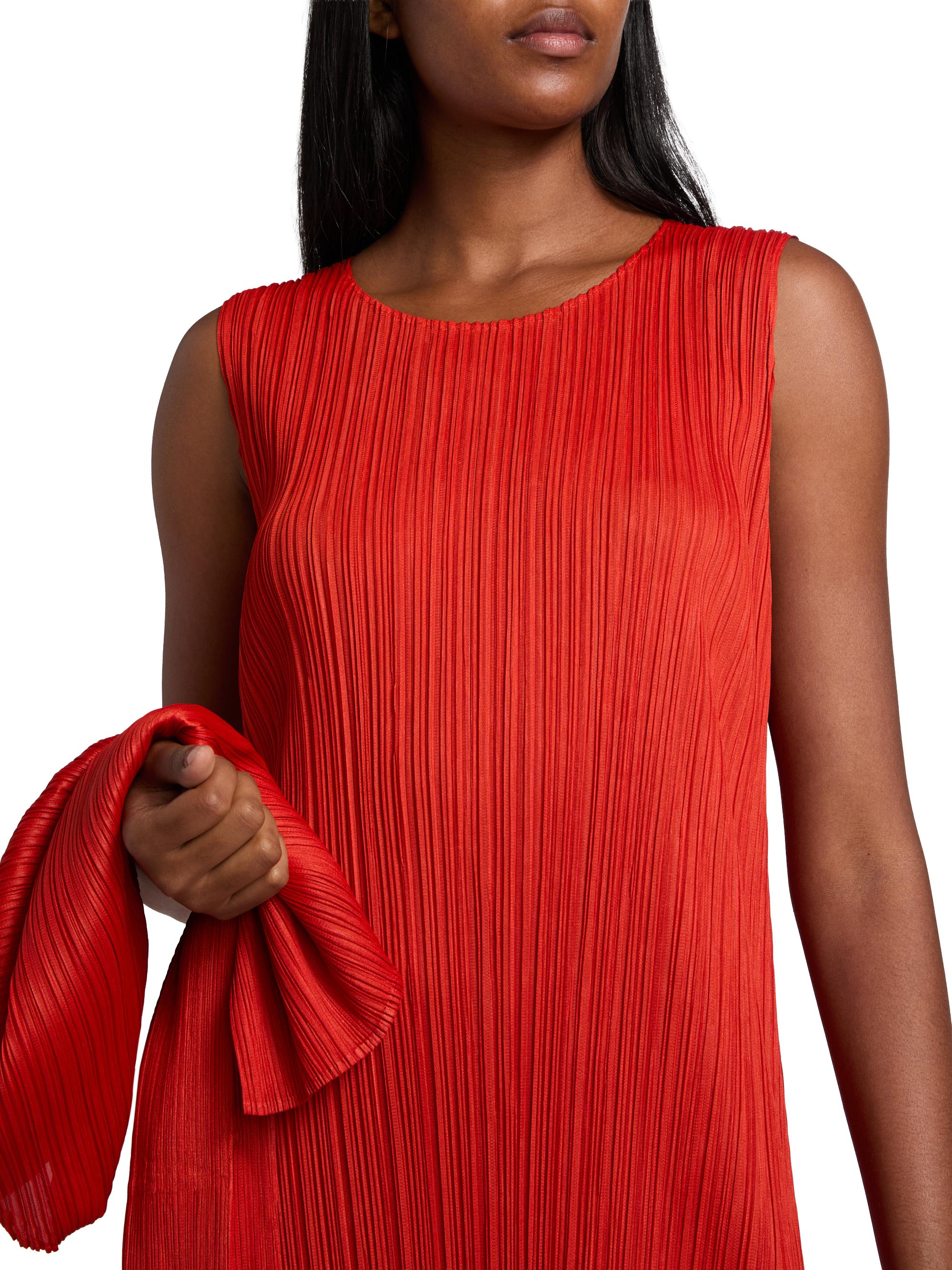 Pleats Please Issey Miyake Monthly Colors: July Plissé Knee-Length