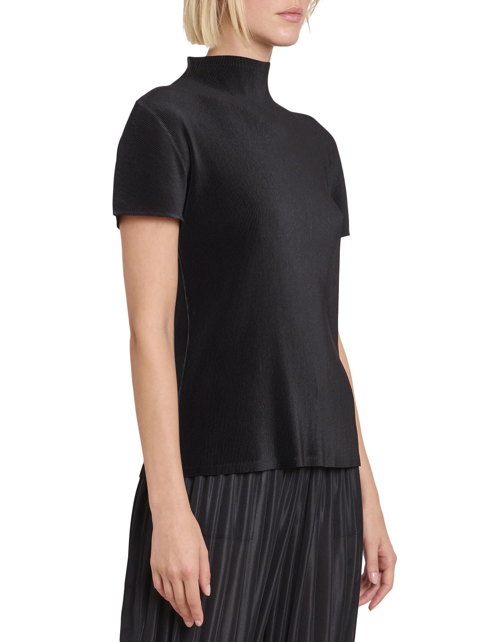Pleats Please Issey Miyake Mist Basics Ribbed Top | Saks Fifth Avenue