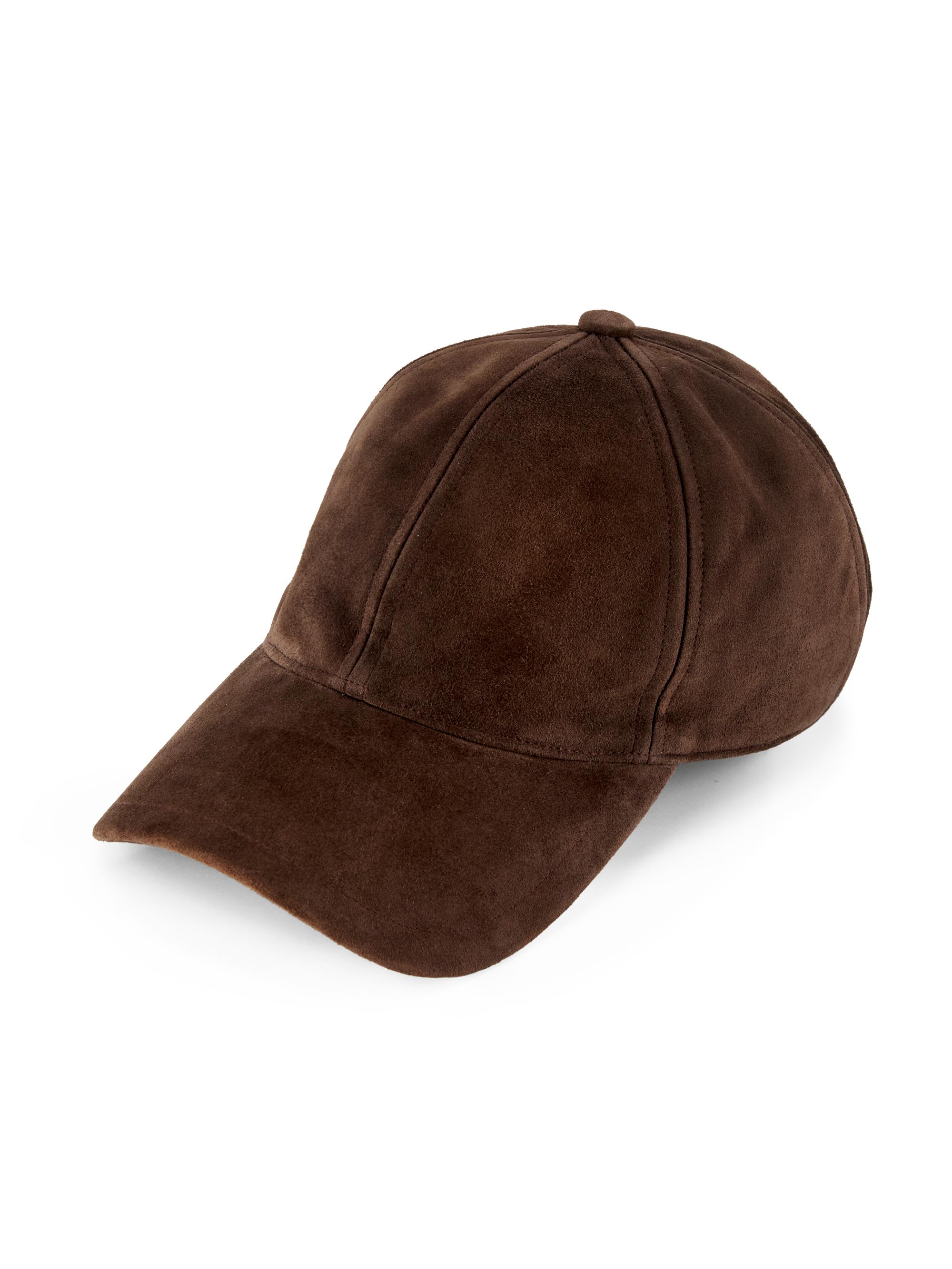 rag & bone Women's Harlowe Suede Baseball Hat - Dark Espresso Suede