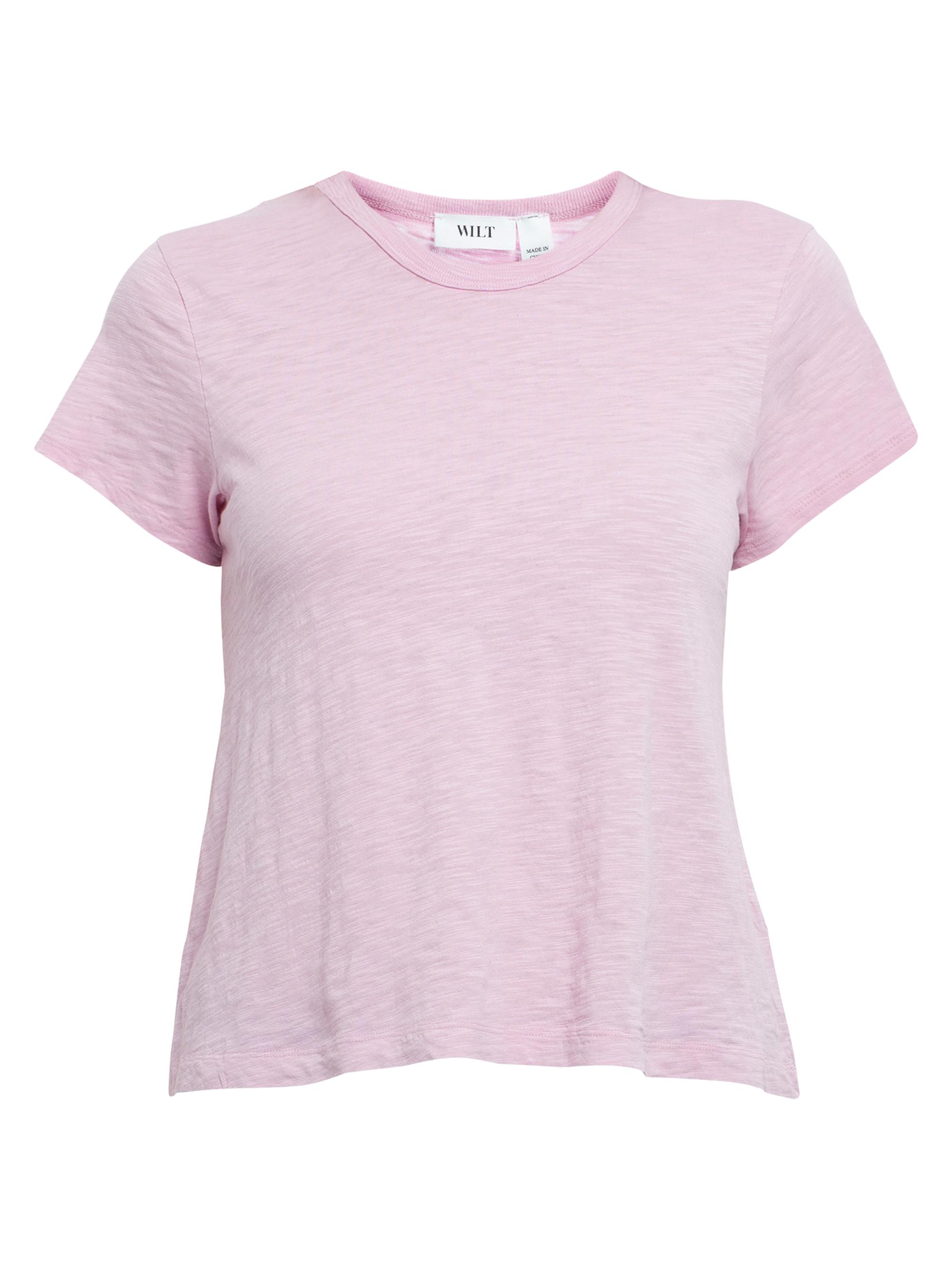 Wilt Women's Baby Fit Shrunken Short Sleeve T-Shirt - Mauve Mist