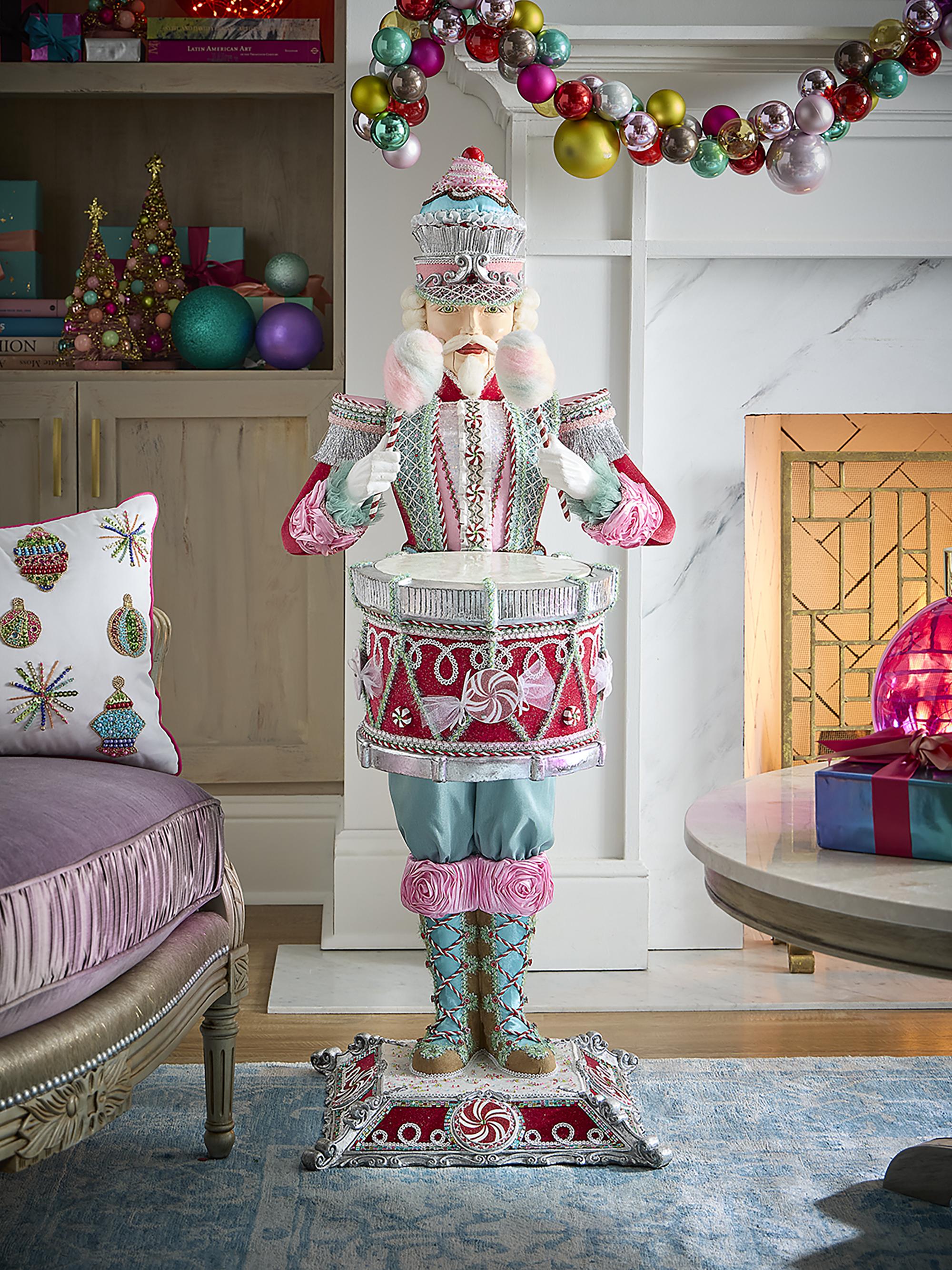 Katherine's Collection Commander Cupcake Life-Size Nutcracker Server