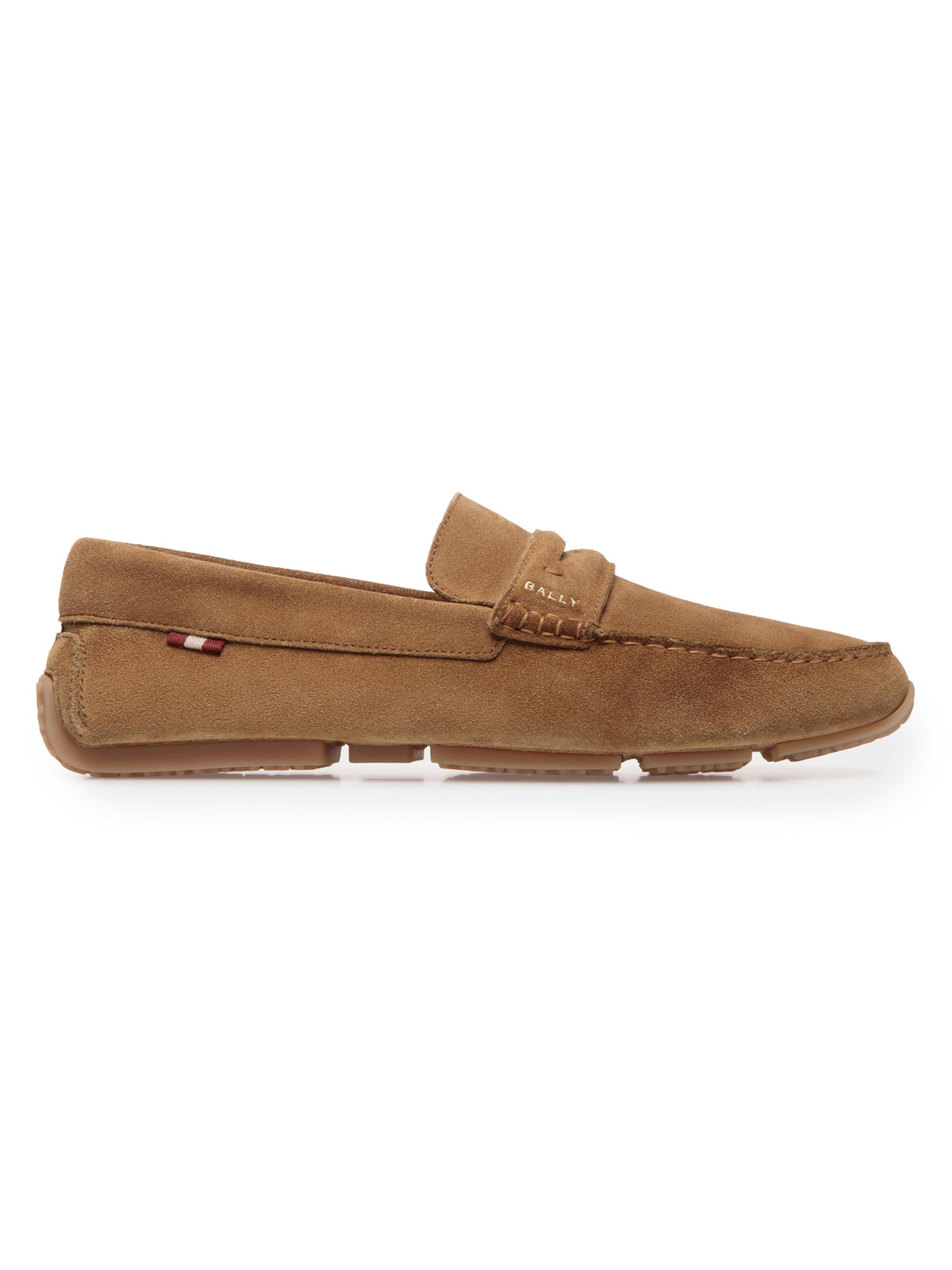 Bally Pilot Palven Suede Driving Loafers | Saks Fifth Avenue