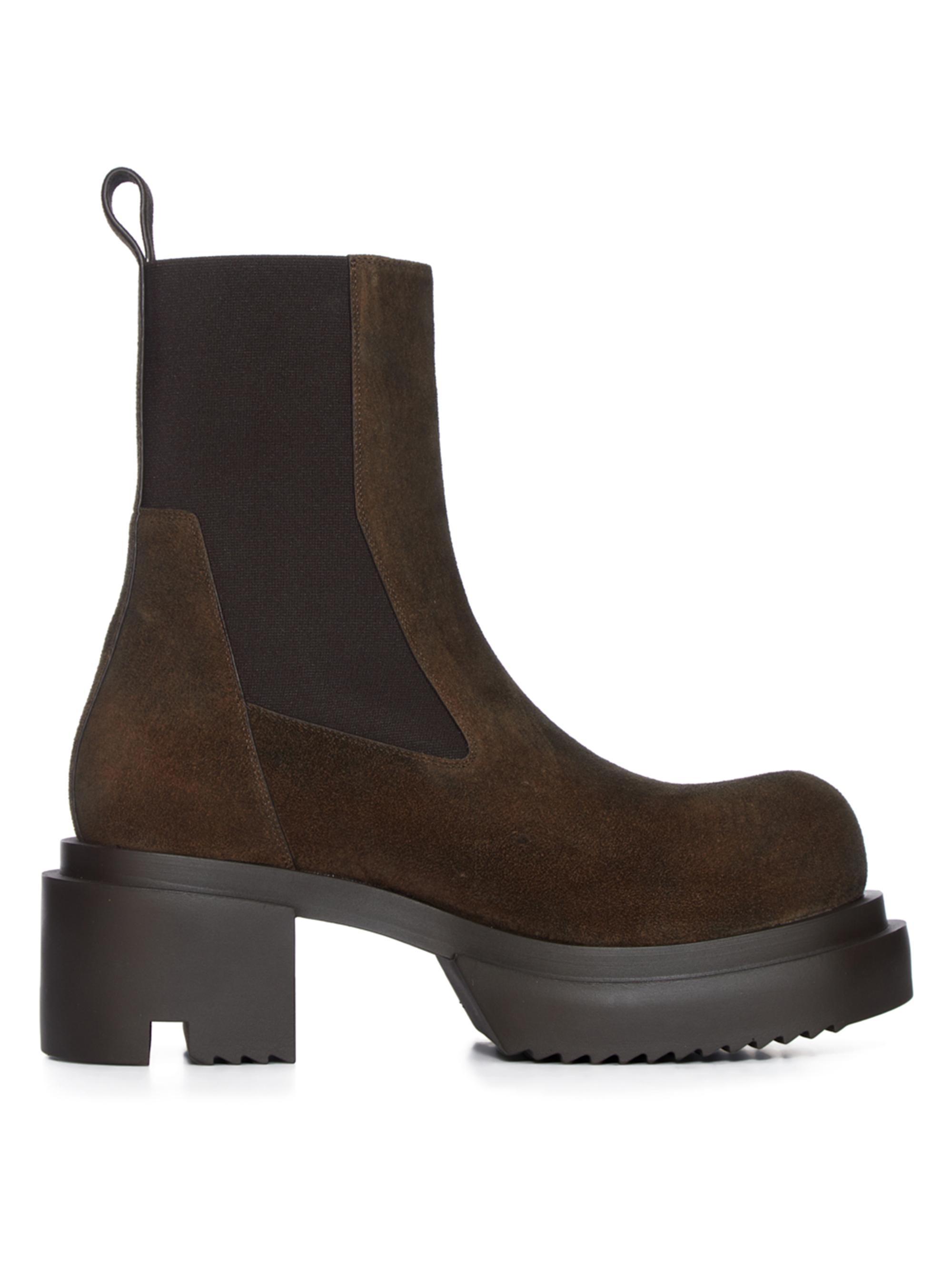 Rick Owens ​Sliver 115MM Leather Platform Beatle Boots | Saks