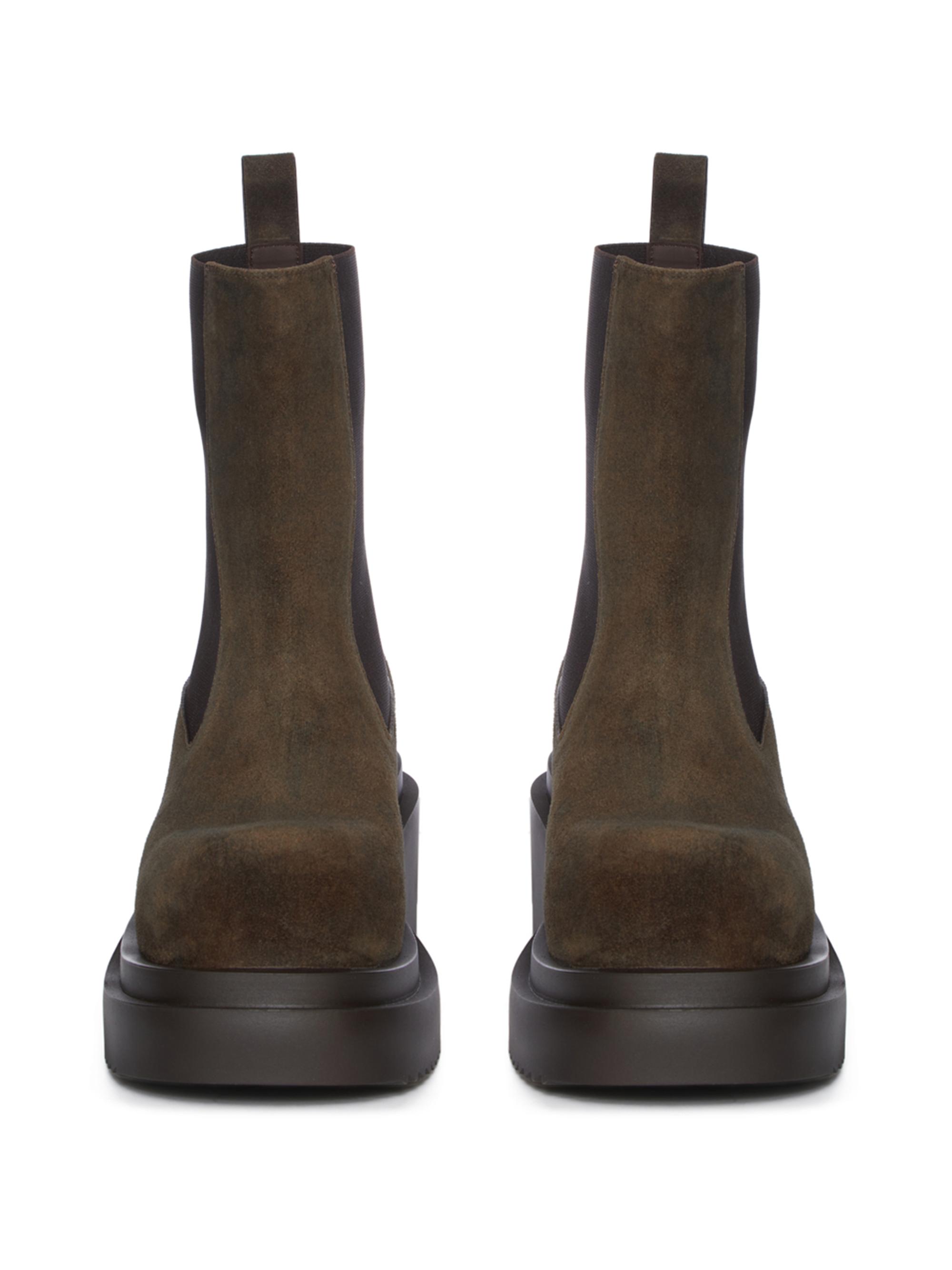 Rick Owens Beatle Bogun Leather Chelsea Boots | Saks Fifth Avenue
