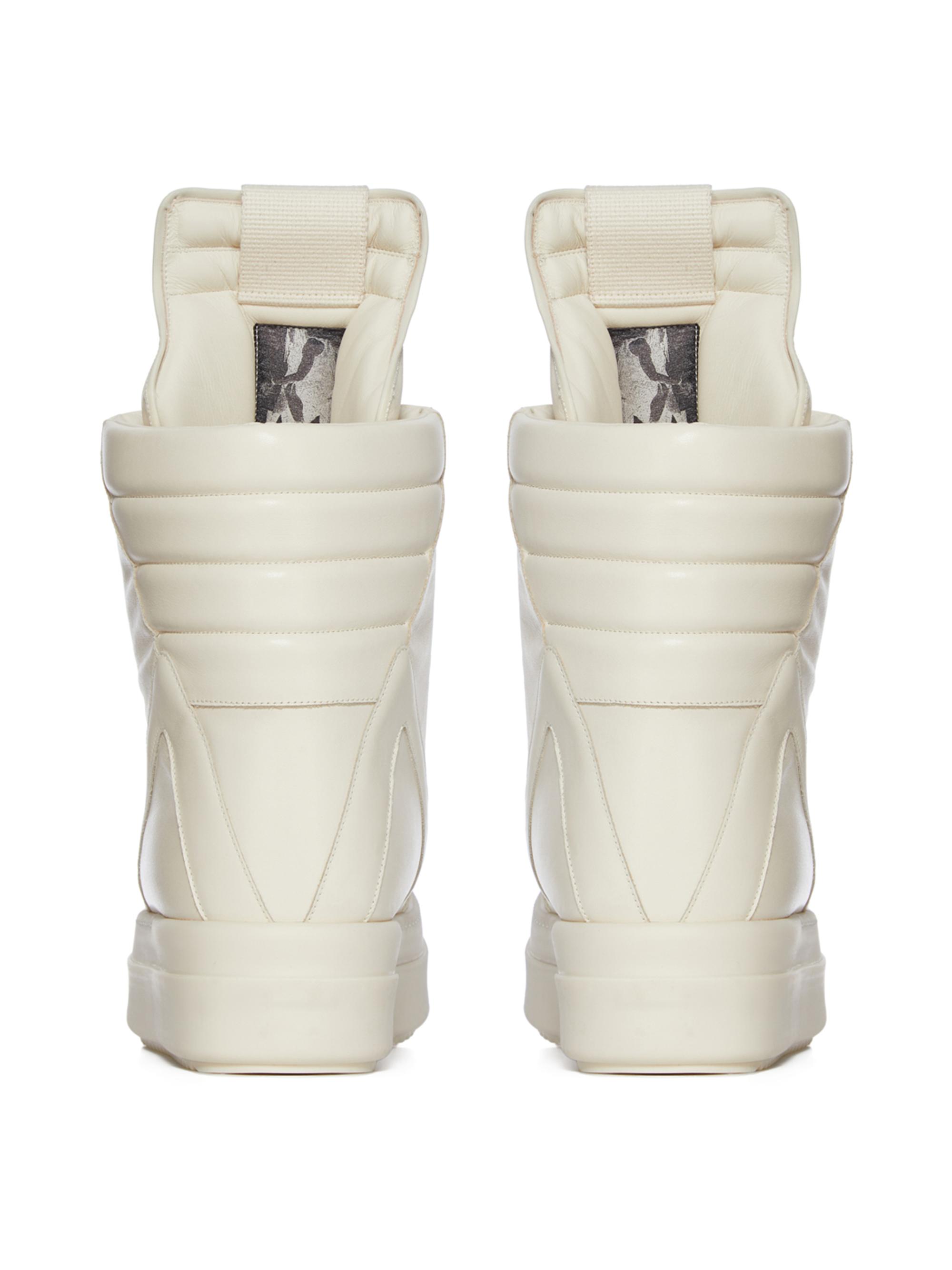 Rick Owens Megageobaskets Leather Knee-High Boots | Saks Fifth Avenue