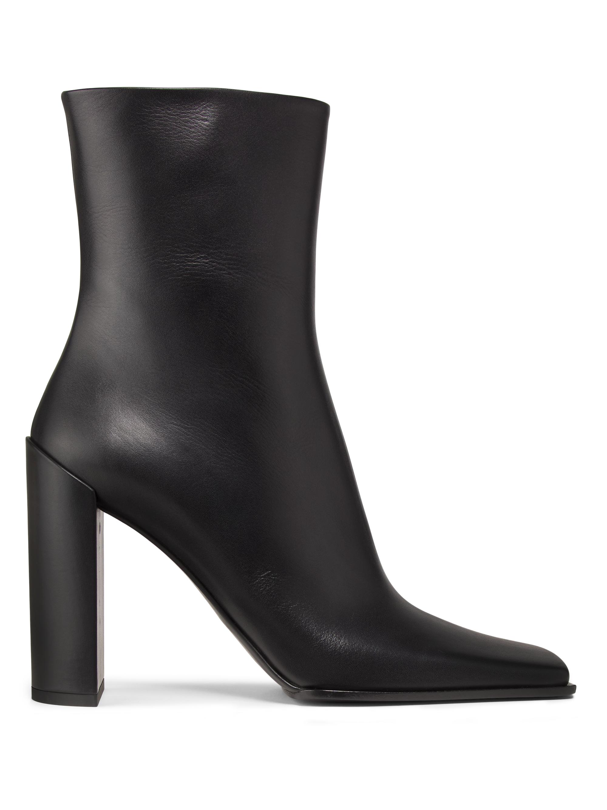 Alaïa Low 90MM Leather Boots | Saks Fifth Avenue