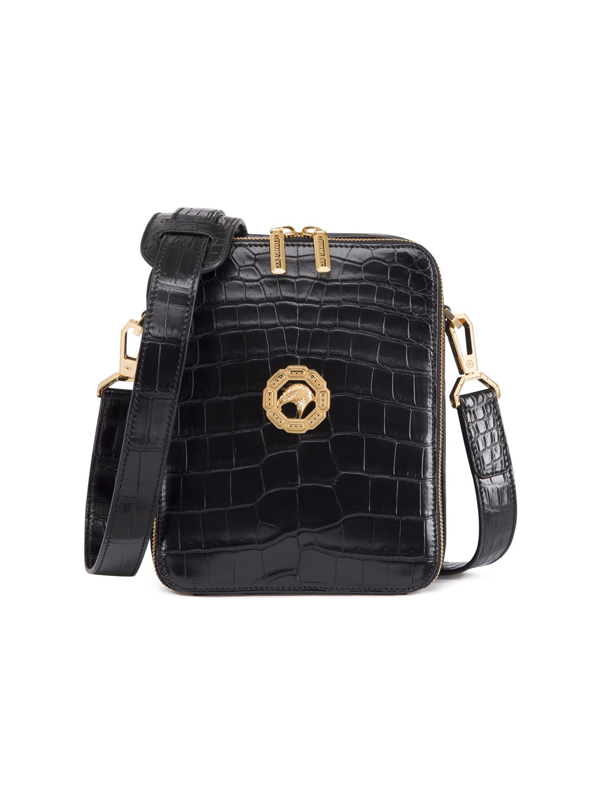 Stefano Ricci Crocodile Leather Messenger Bag | Saks Fifth Avenue