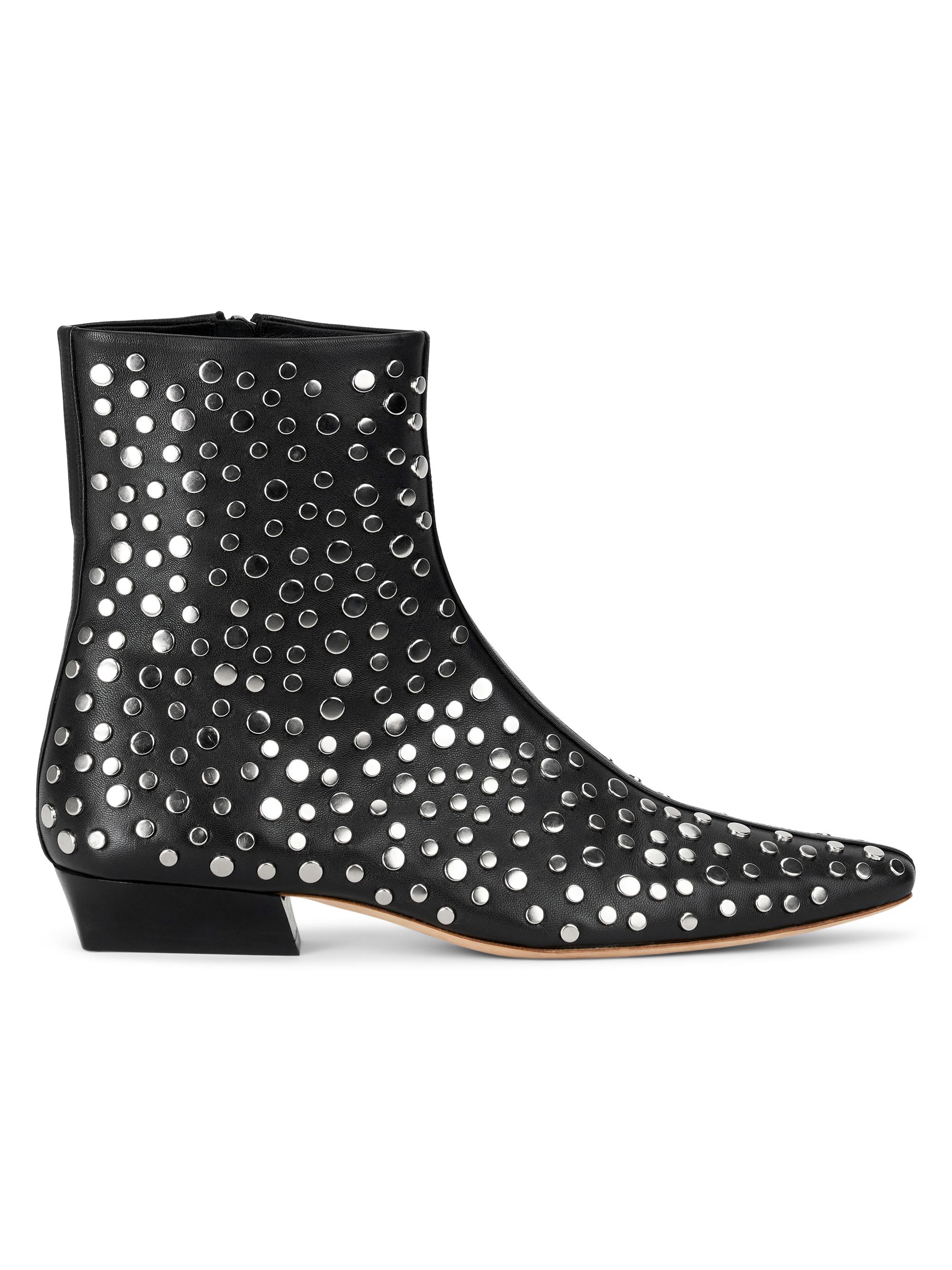 Staud Women's Wally 25MM Rivets Leather Ankle Boots - Rivets